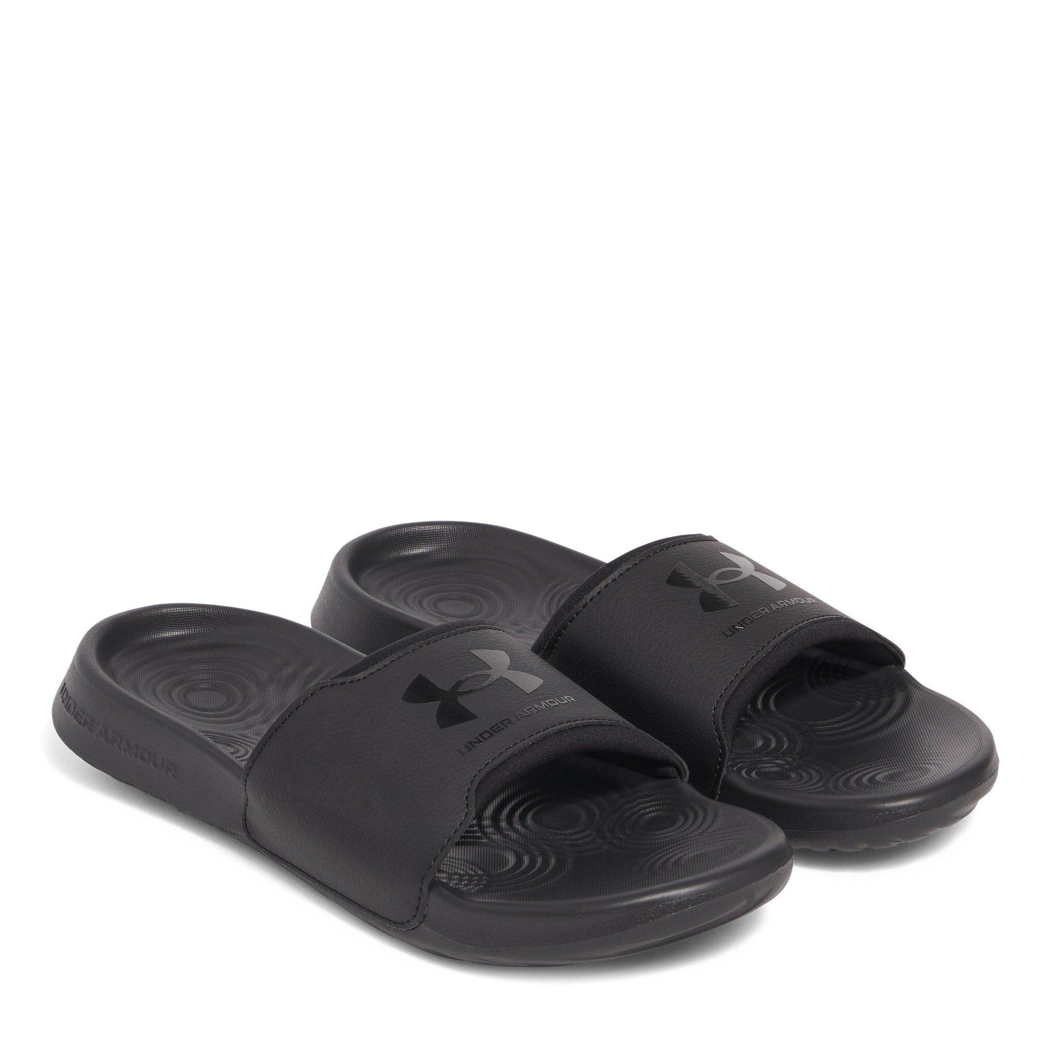 Black - Under Armour - Under Ignite Select Adults Slide Sandals - 5