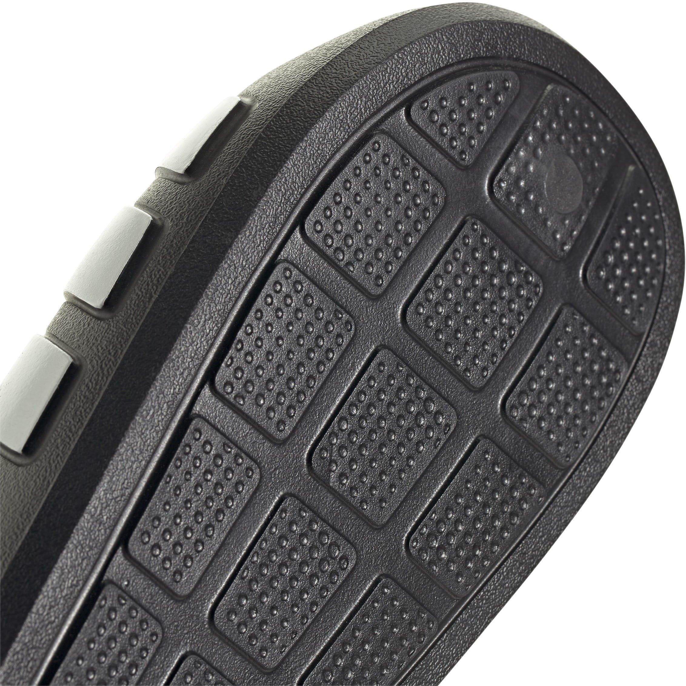 Black/White/Blk - adidas - Adilette Flow Mens Slide Sandals - 9