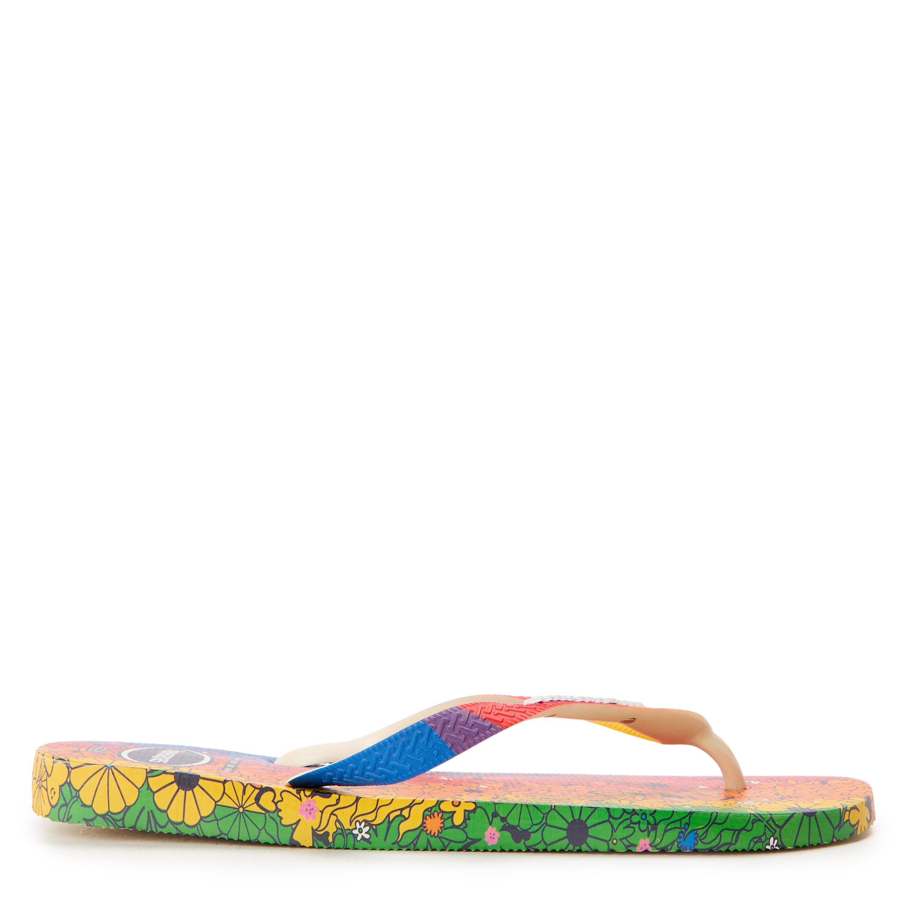 Multi - Havaianas - Unisex Adults Top Pride Premium Beige Flip Flops - 1