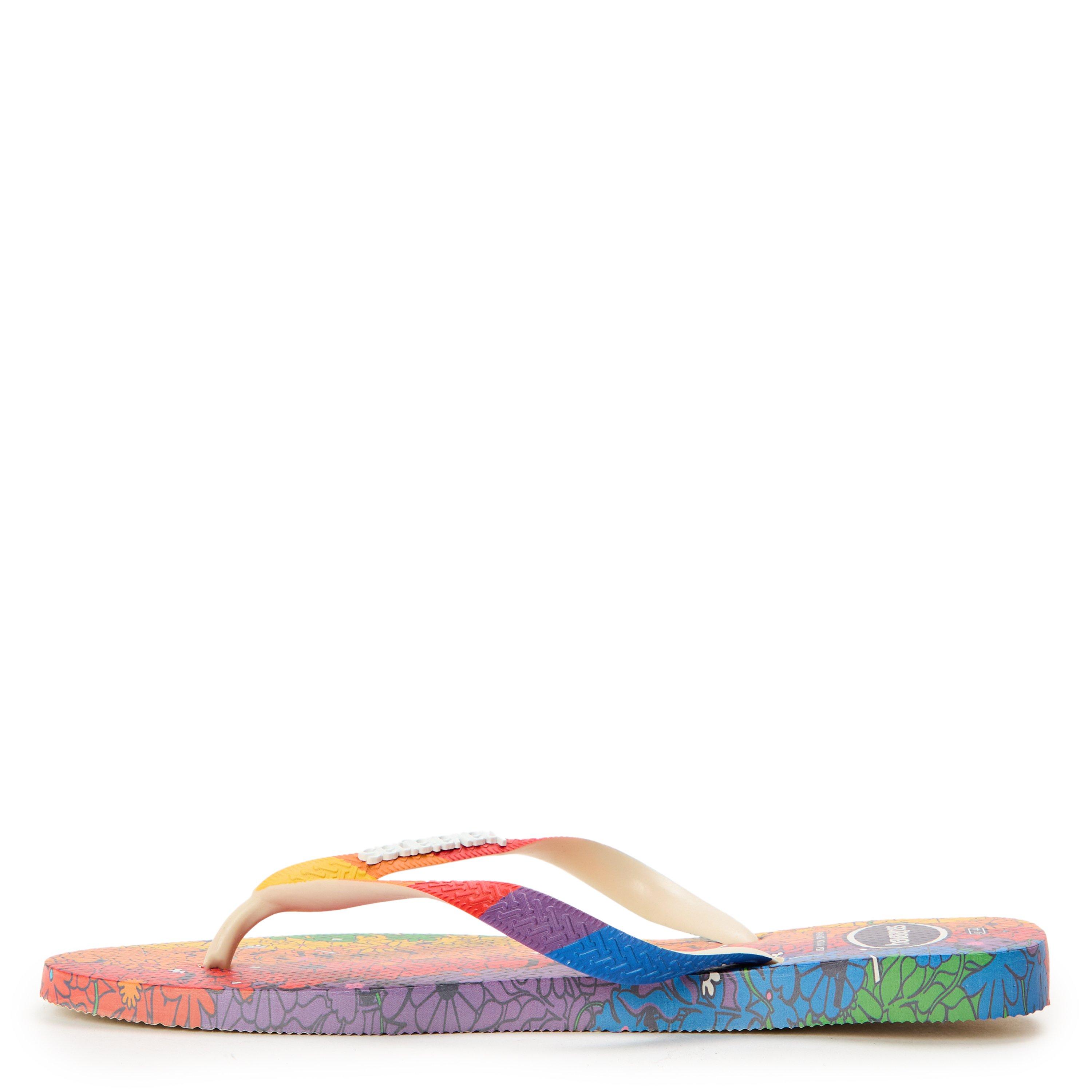 Multicolorido - Havaianas - Hav. Top Pride Premium Beige 39/40 Flip Flops Unisex Adults - 2