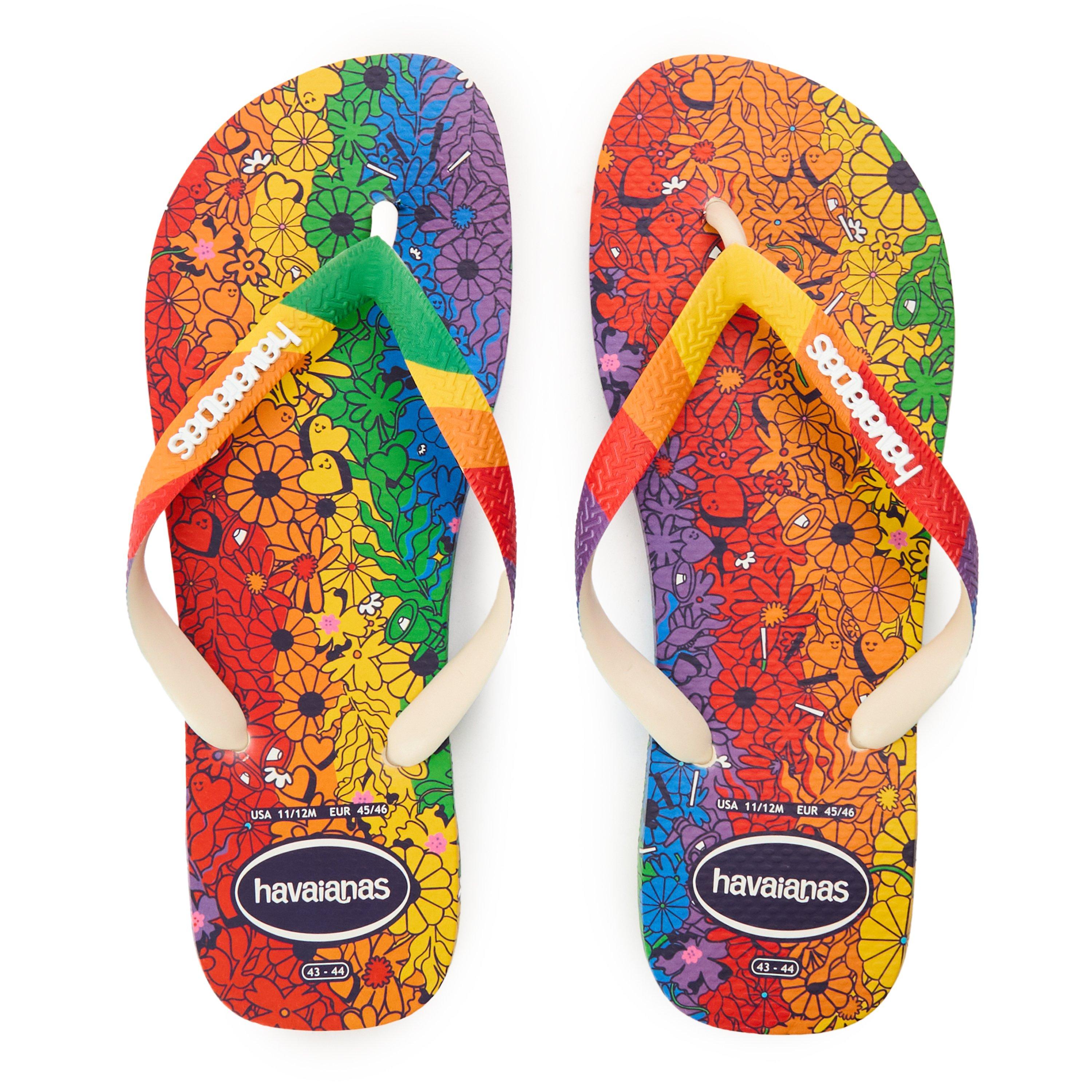 Multicolorido - Havaianas - Hav. Top Pride Premium Beige 39/40 Flip Flops Unisex Adults - 4