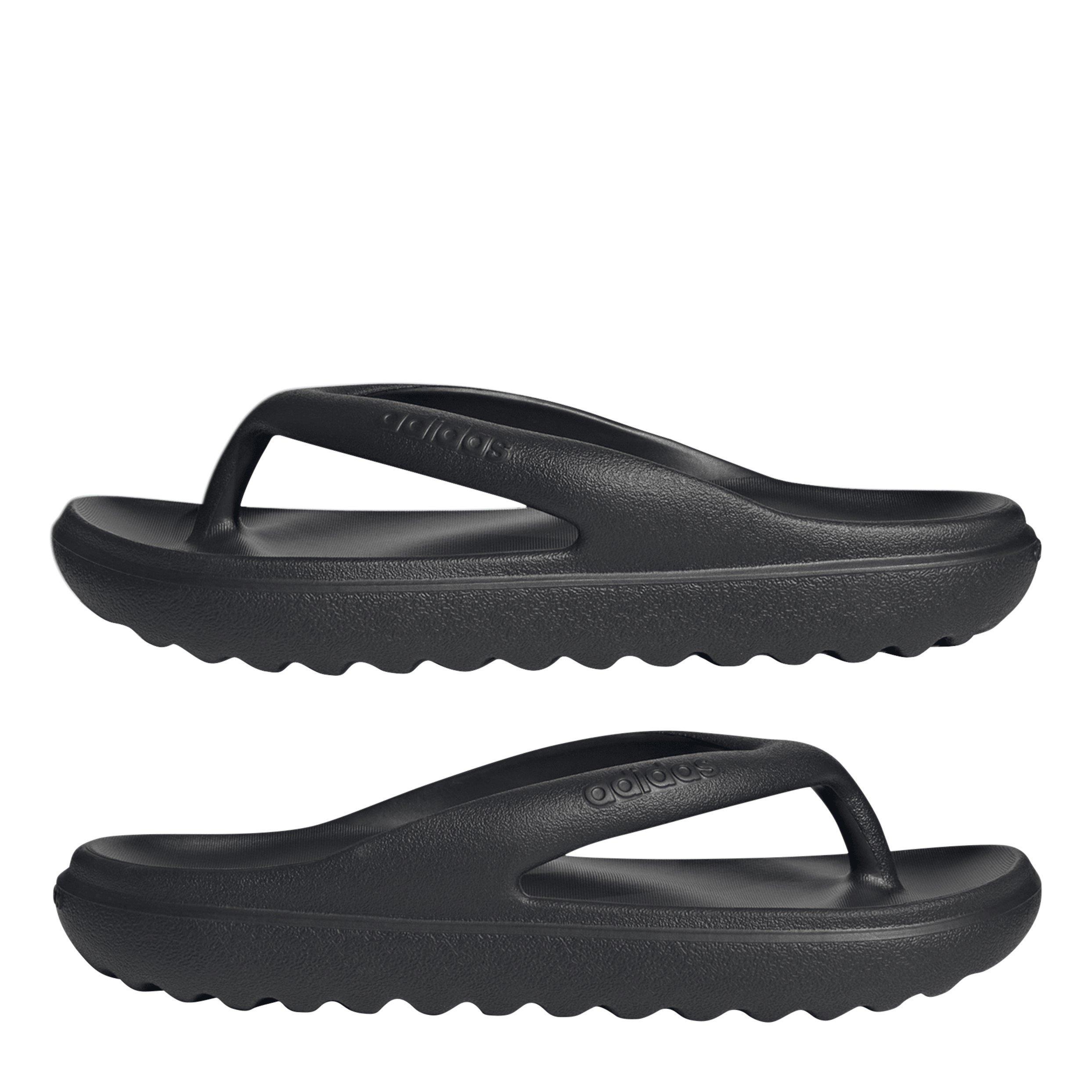 Core Black/Blk - adidas - Adilette Lumia Mens Slides - 9