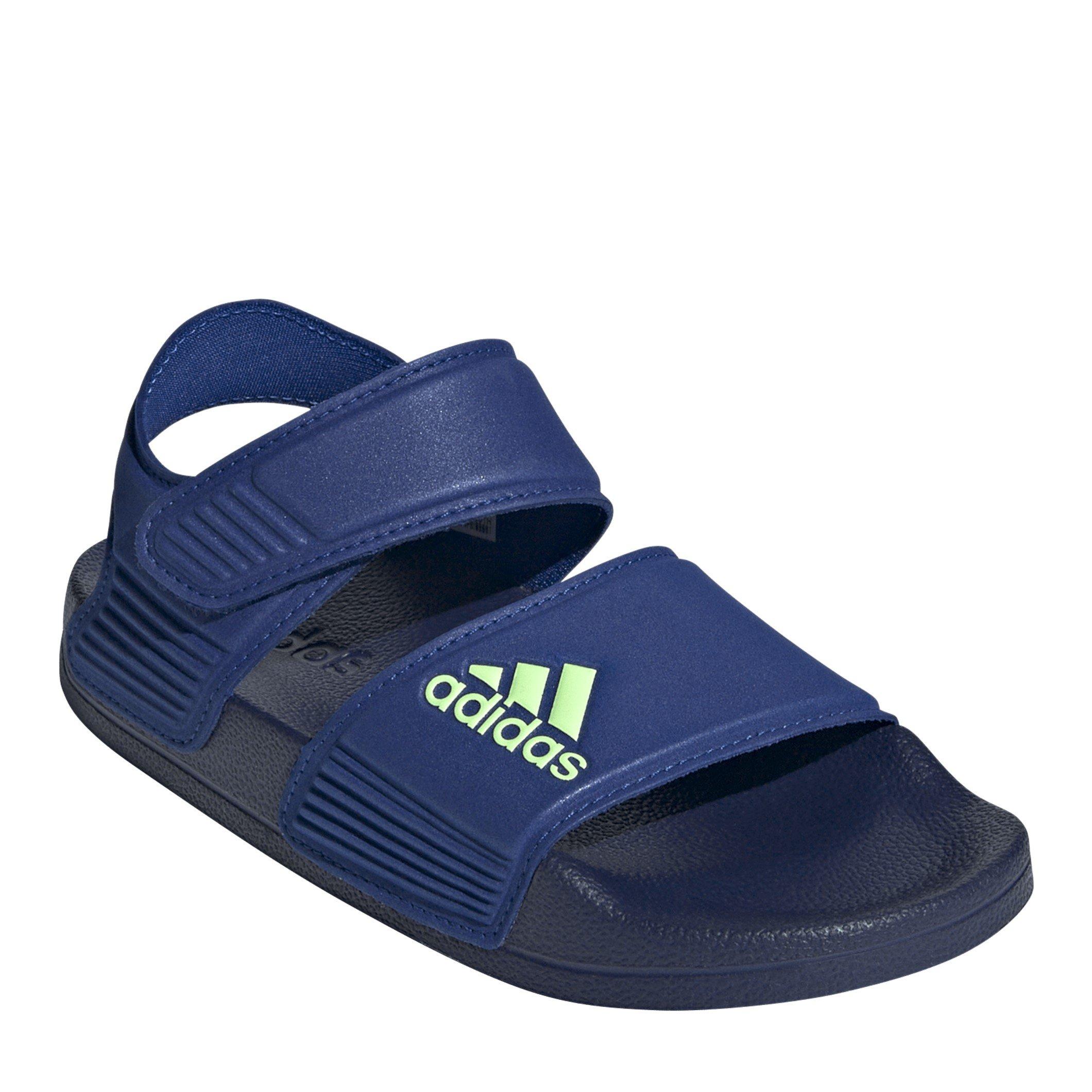 Blue/Grn Spark - adidas - Adilette Sandal K Sliders Unisex Adults - 3