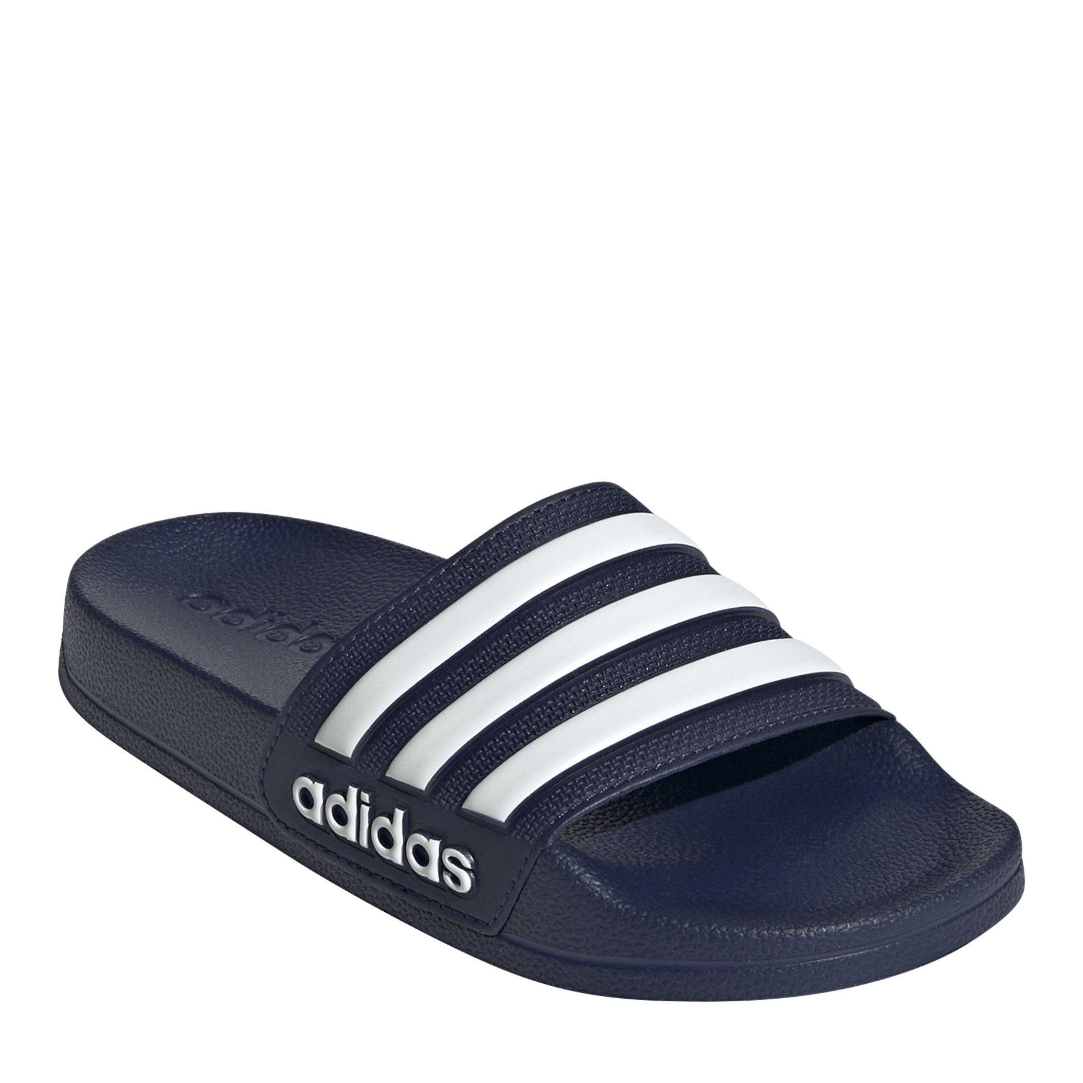 Blau/Weiß/Blau - adidas - Adilette Shower K Sliders Unisex Adults - 3