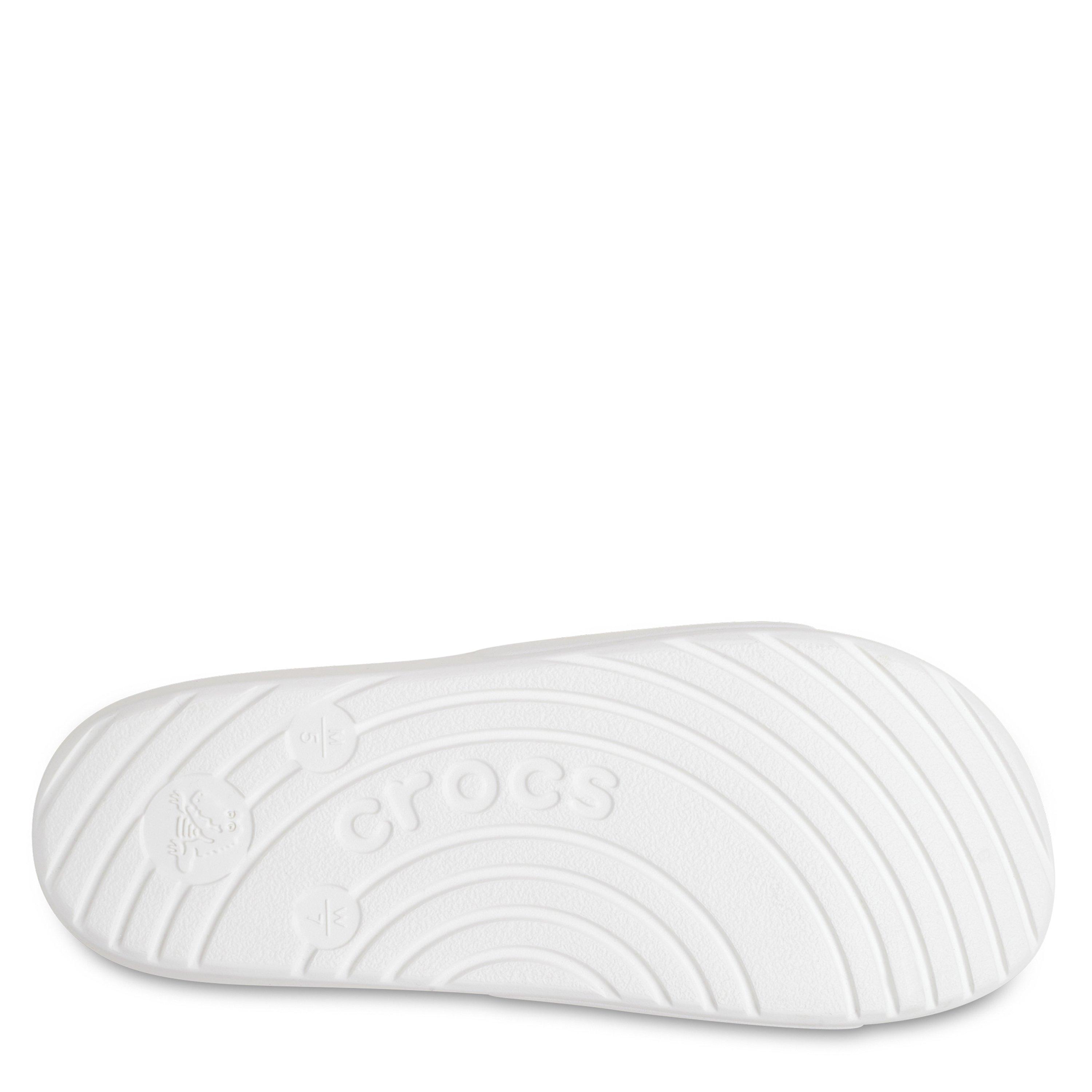 Blanc - Crocs - Unisex Adults Logo Sliders - 3