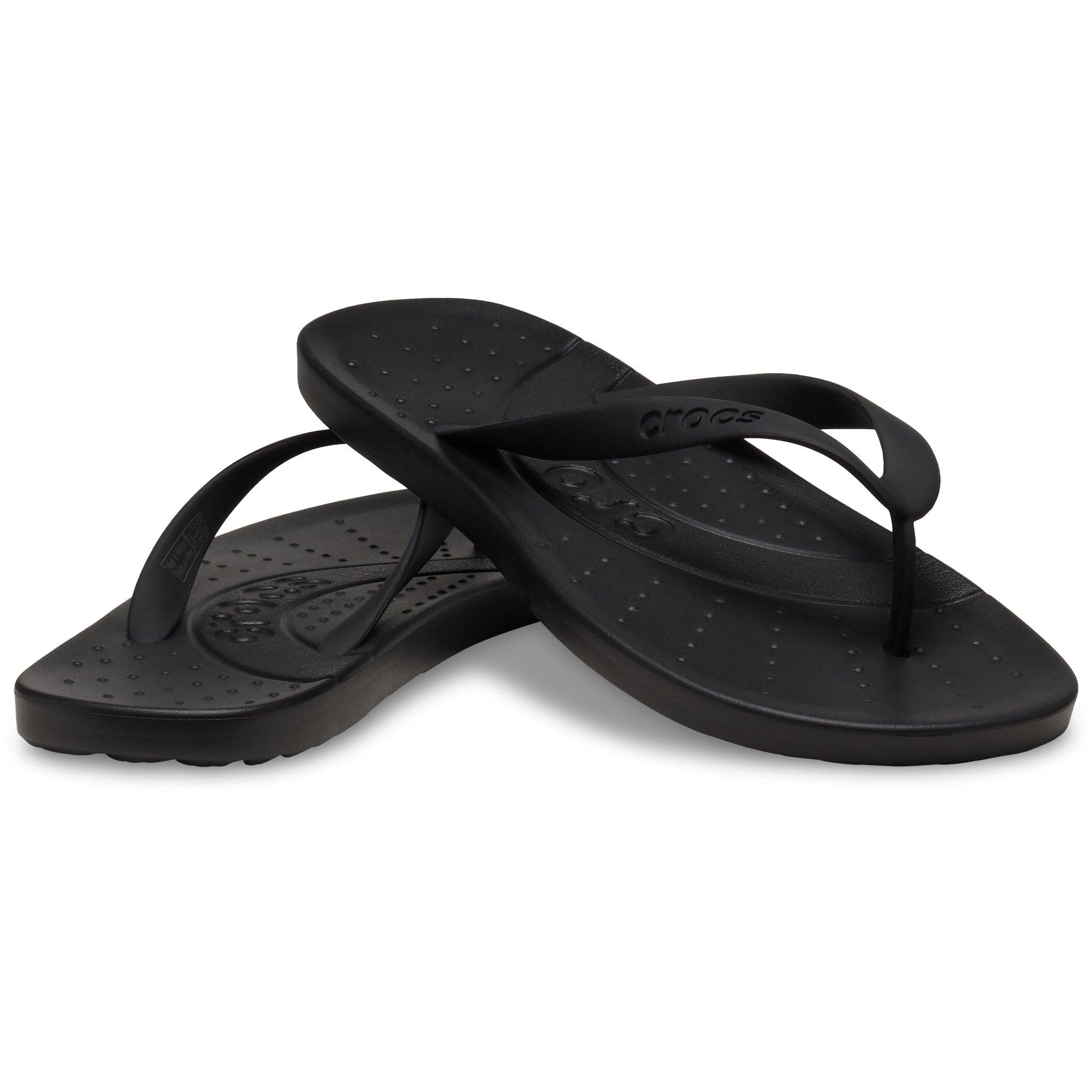 Black - Crocs - Flip Flops Adults - 5