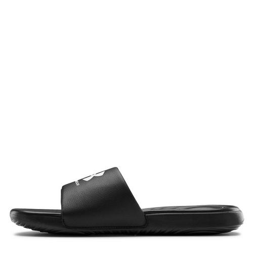 Black/White - Under Armour - Ansa Fixed Mens Slide Sandals - 2
