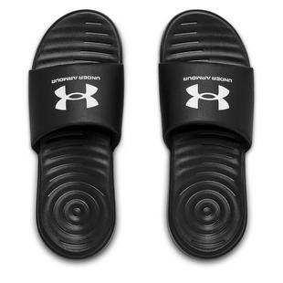 Black/White - Under Armour - Ansa Fixed Mens Slide Sandals - 4
