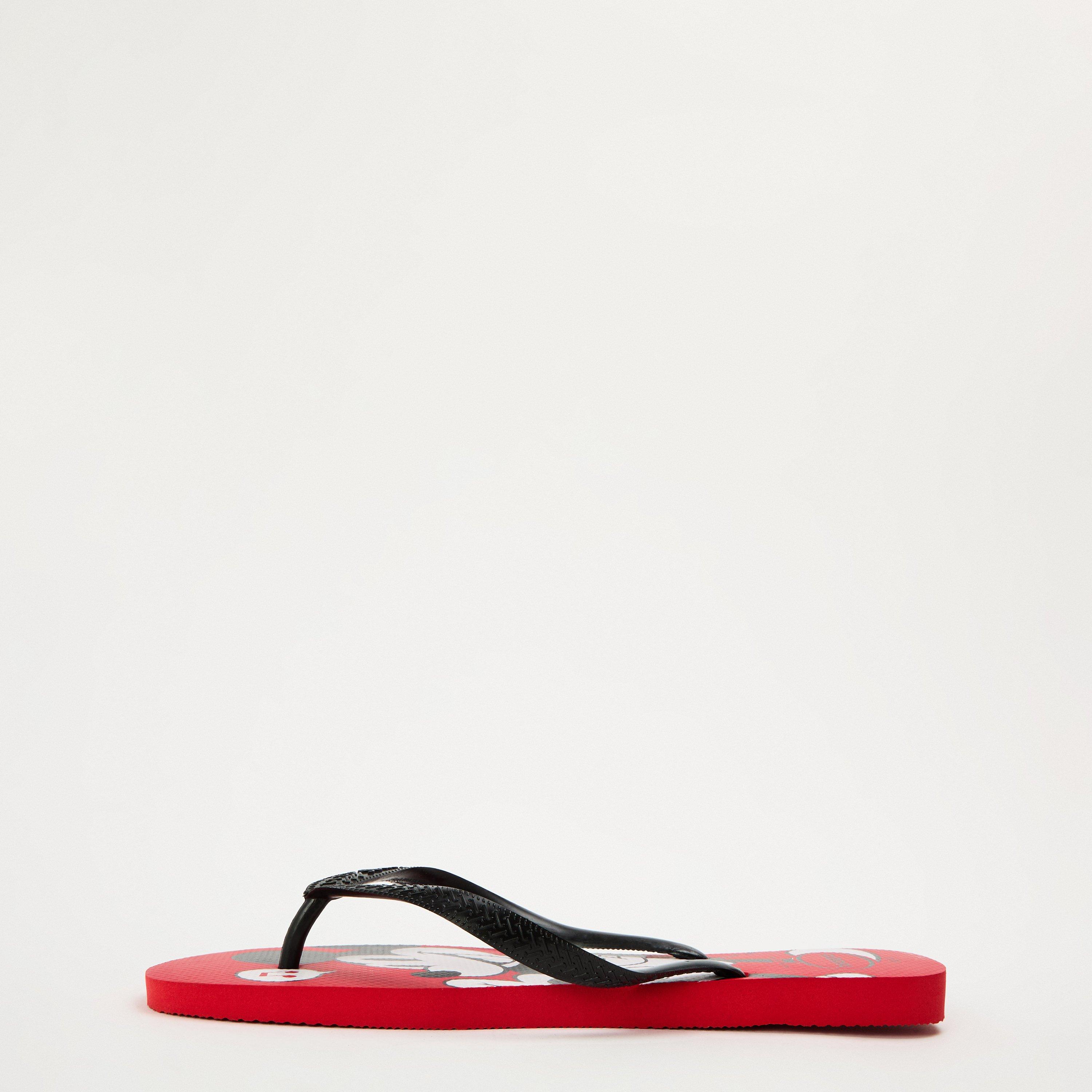 Ruby Red/Black - Havaianas - Men's Top Disney Ruby Red and Black Flip Flops - 2