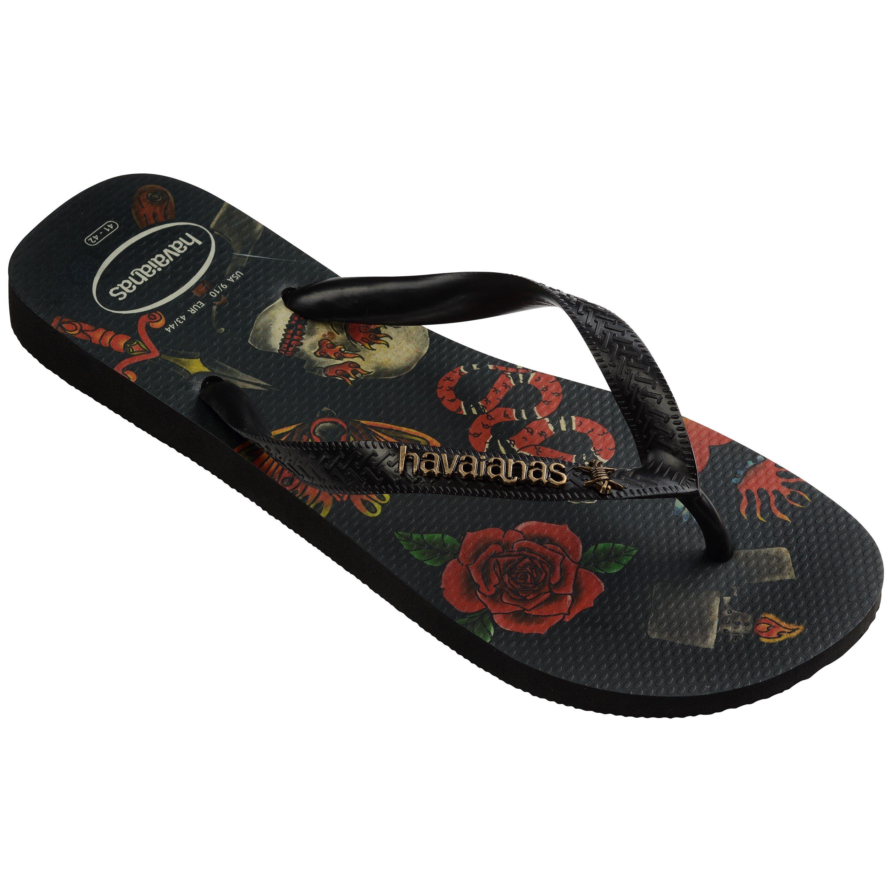 Zwart/Zwart - Havaianas - Print Mn Sn99 - 2