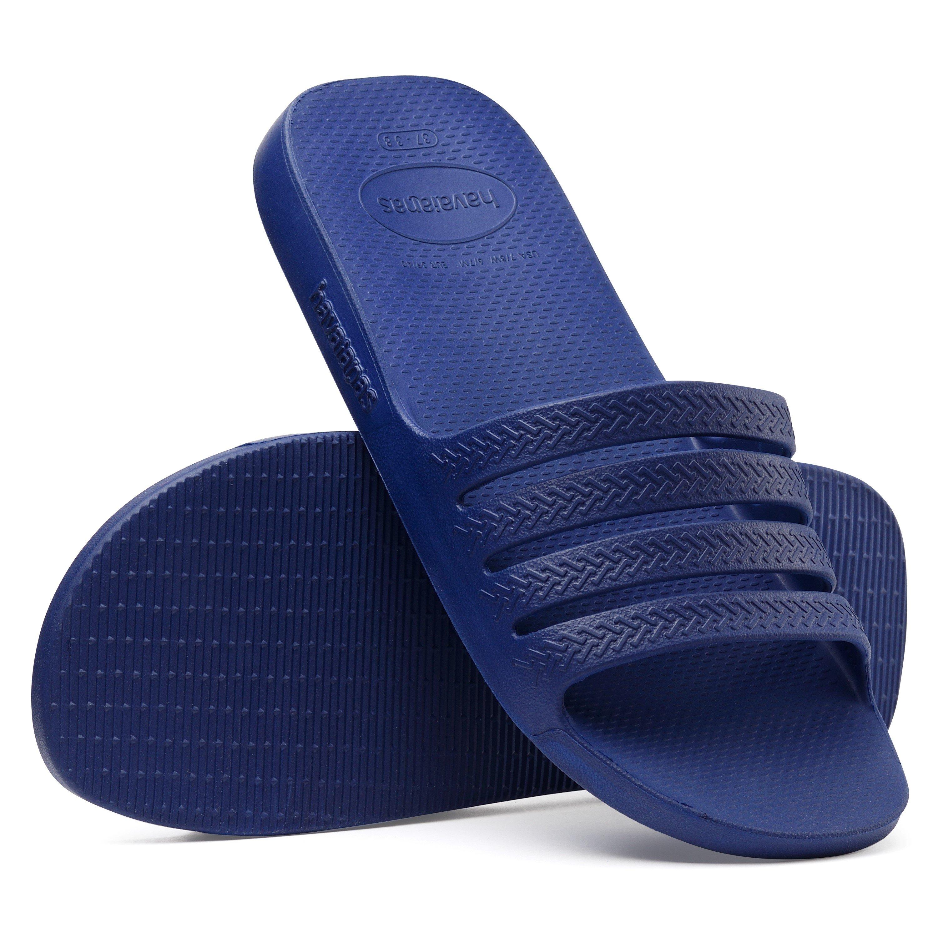 Marineblå - Havaianas - Hav. Slide Stradi Black 43/44 Flip Flops Mens - 3