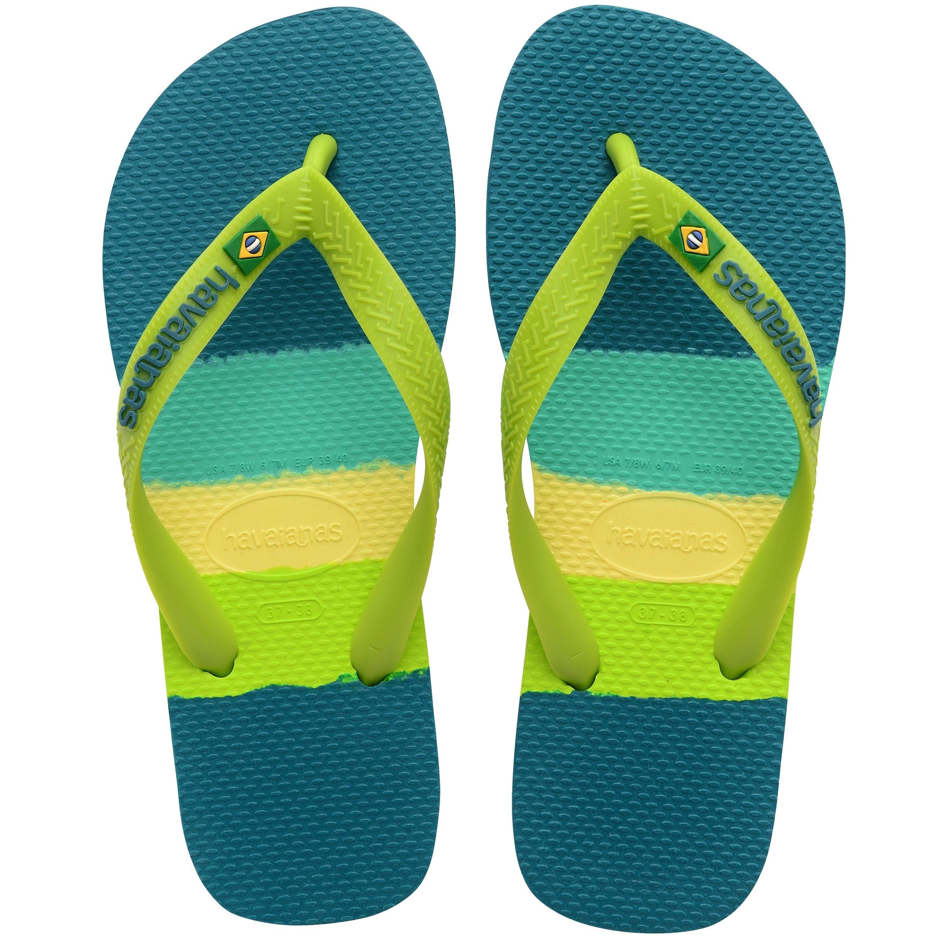 Grün - Havaianas - Hav. Brasil Tech Green 43/44 Flip Flops Mens - 3