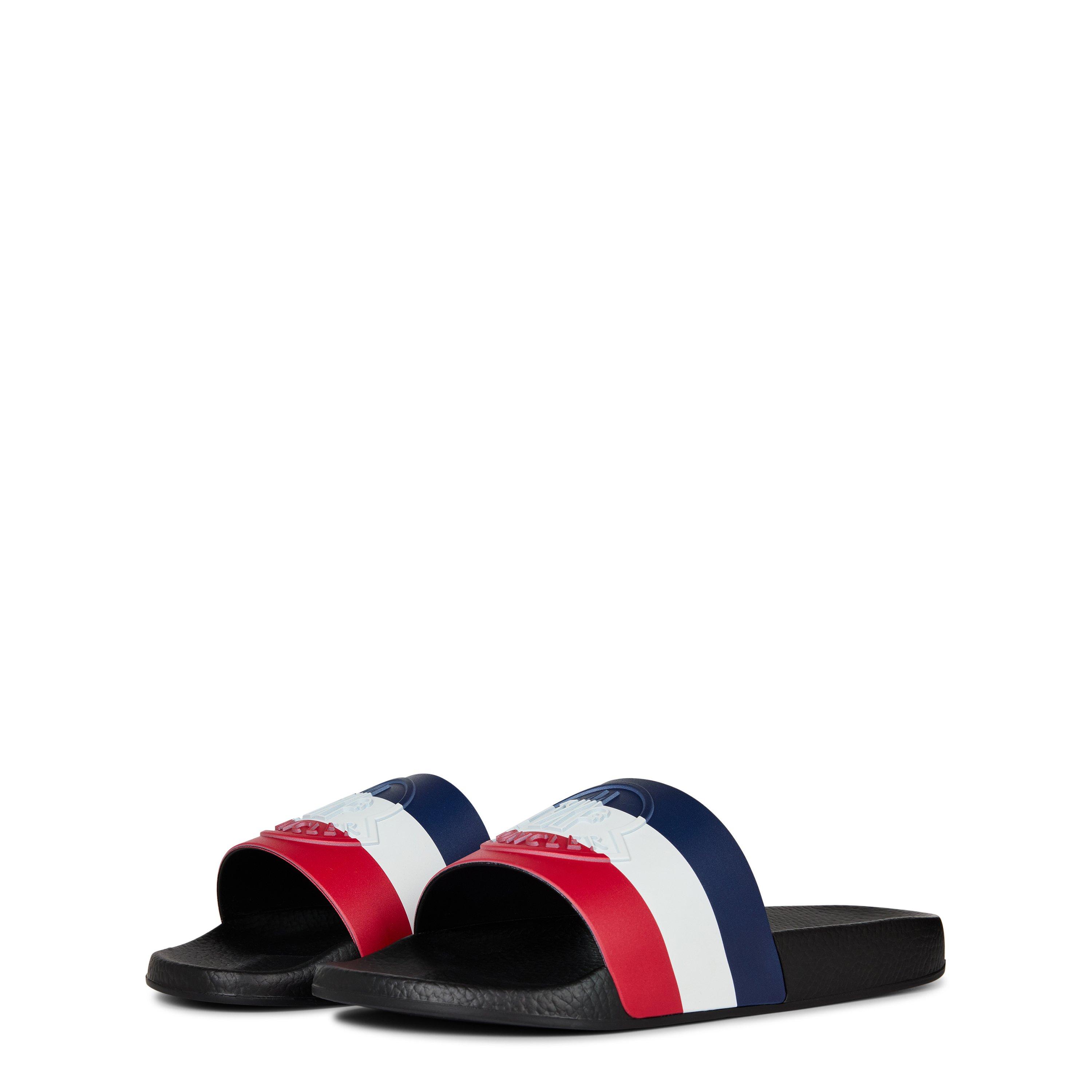 Black 998 - Moncler - Men's Basile Logo Sliders - 4
