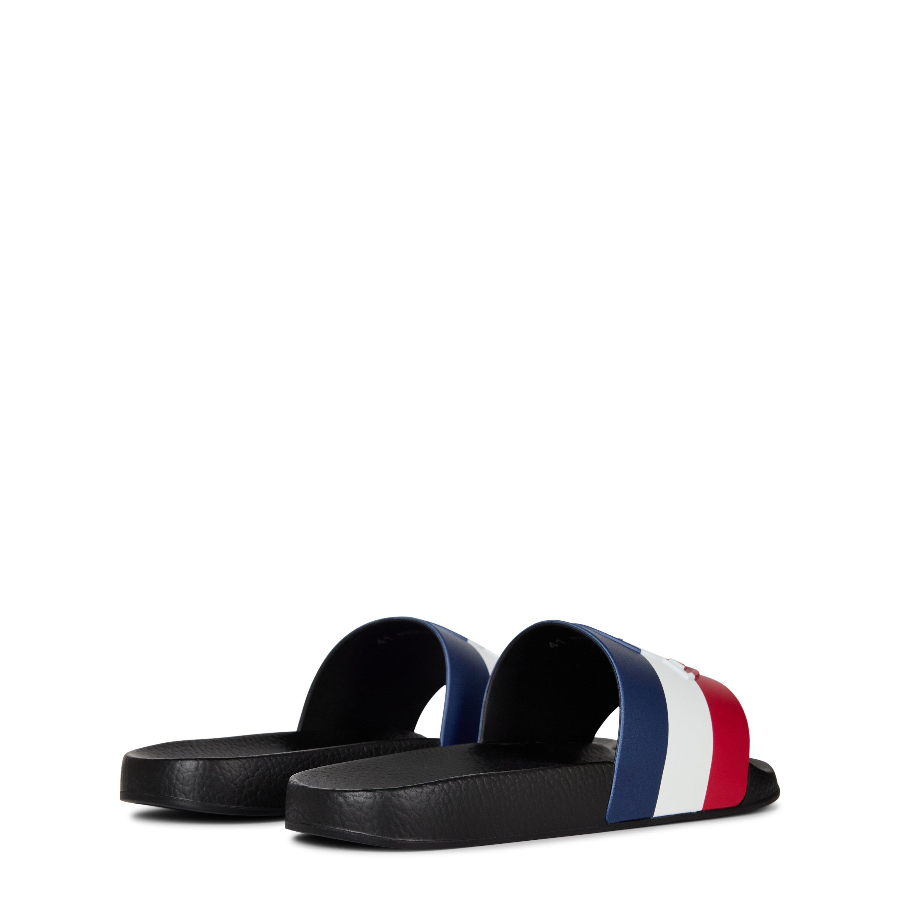 Black 998 - Moncler - Men's Basile Logo Sliders - 5