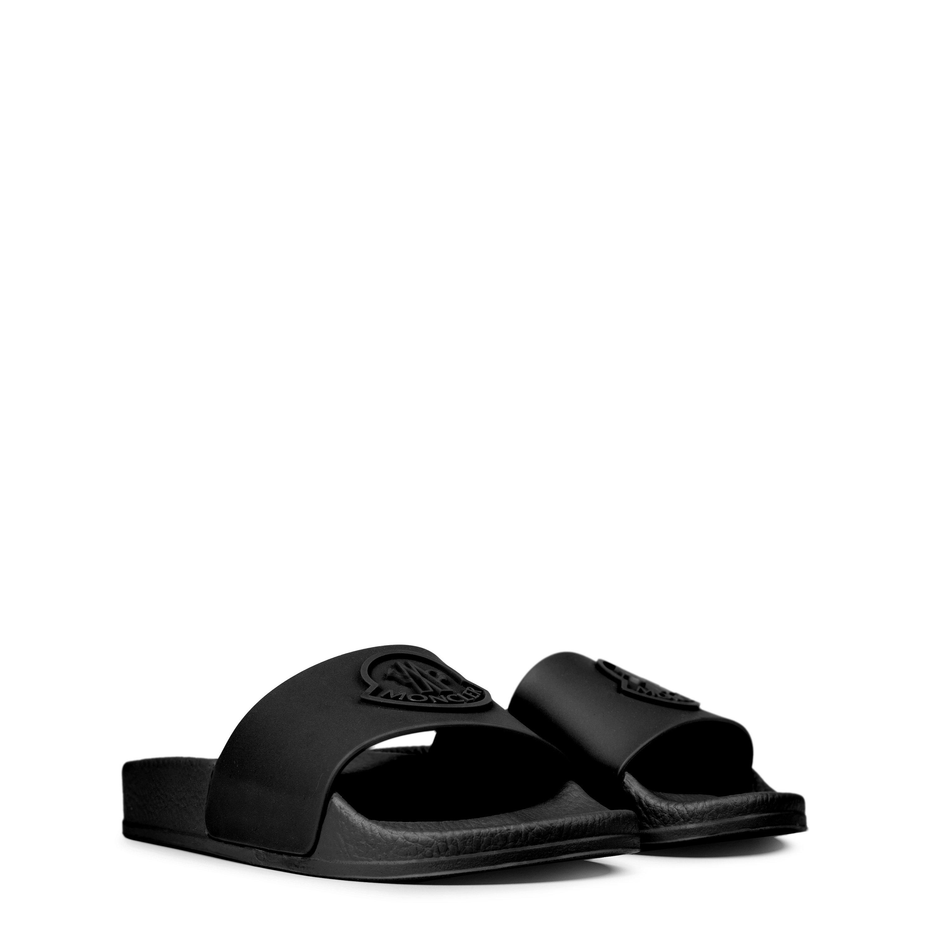 Black 999 - Moncler - Men's Basile Logo Sliders - 5