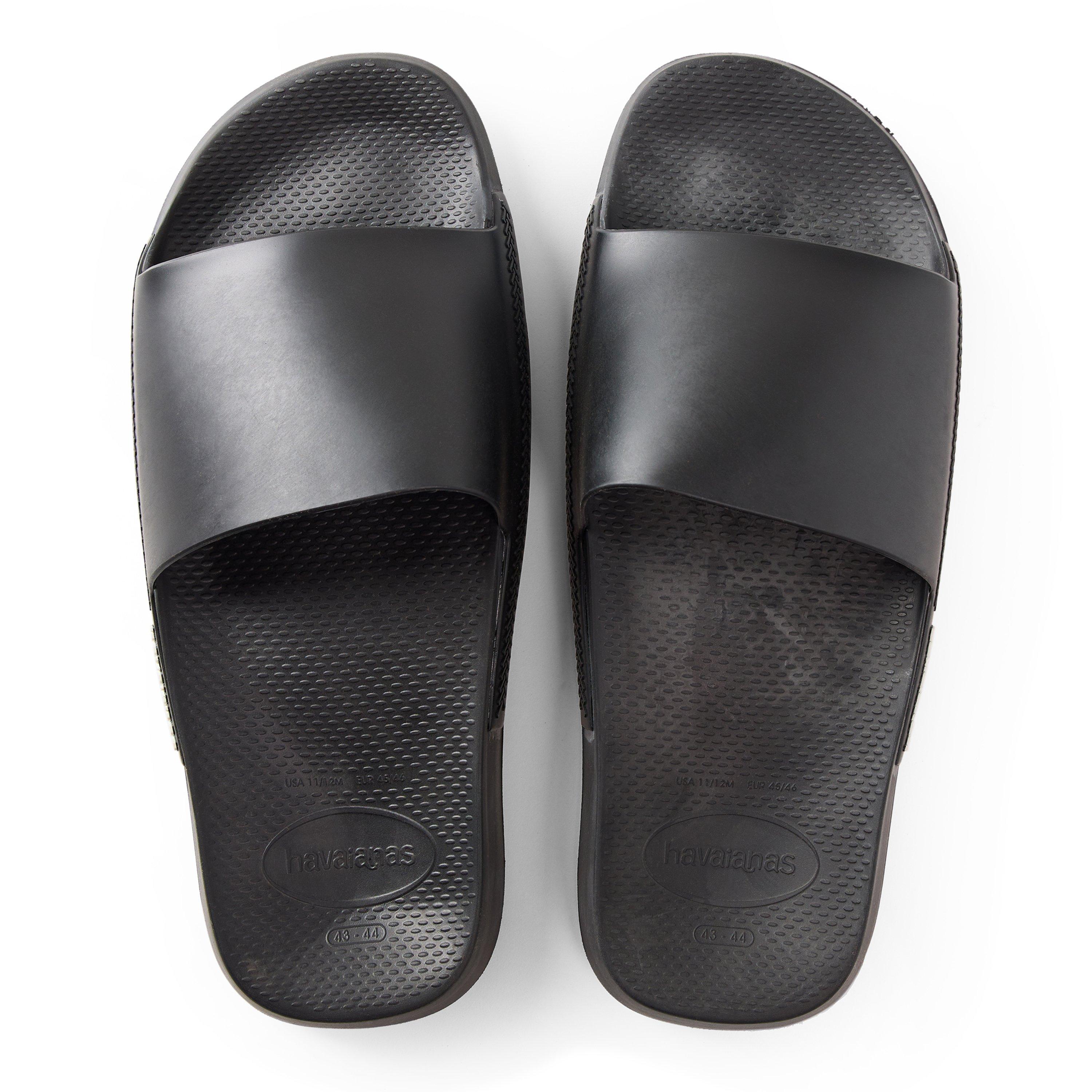 Black/Black - Havaianas - Men's Slide Classic Amazonia Flip Flops - 4