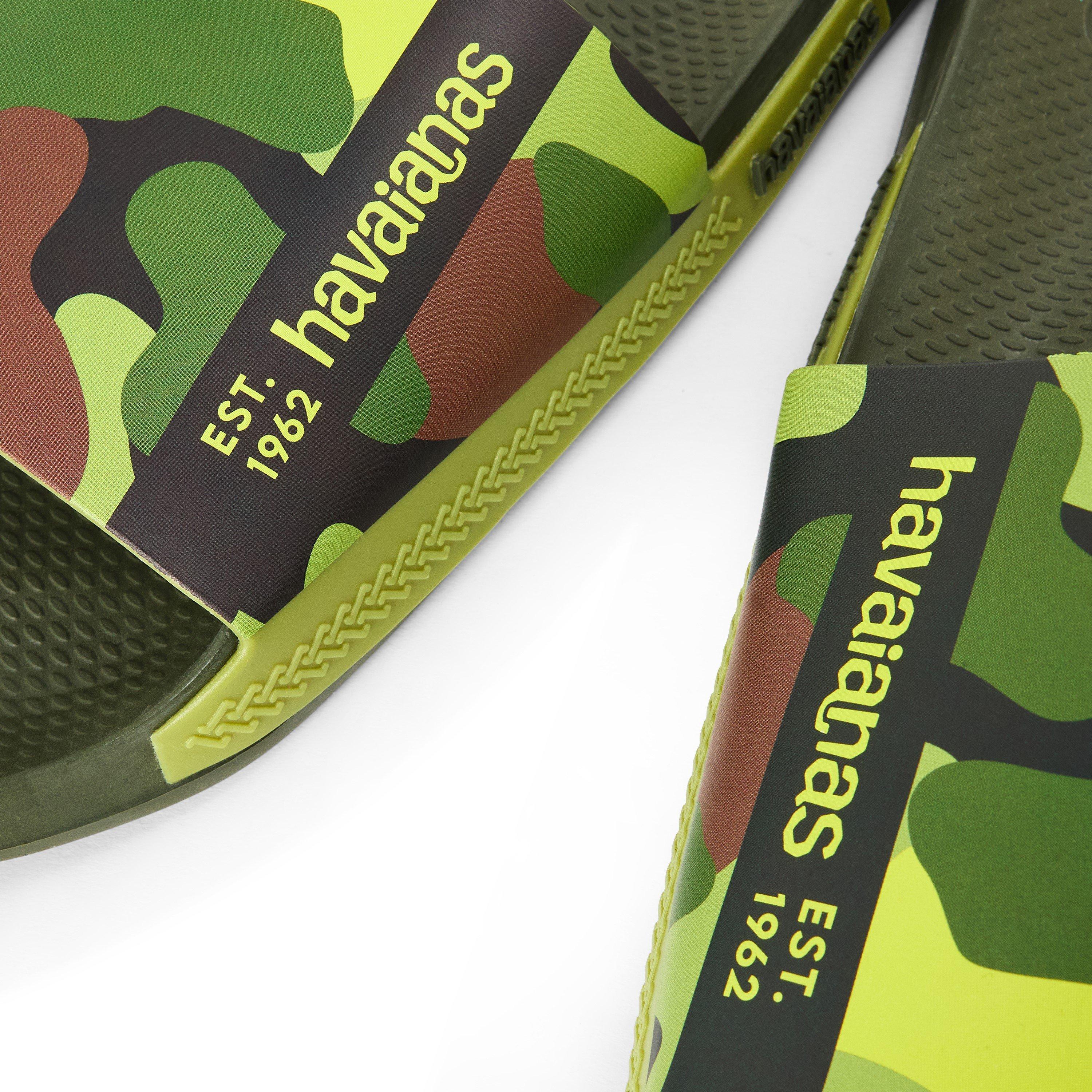 Green - Havaianas - Hav. Slide Print Green 43/44 Flip Flops Mens - 3