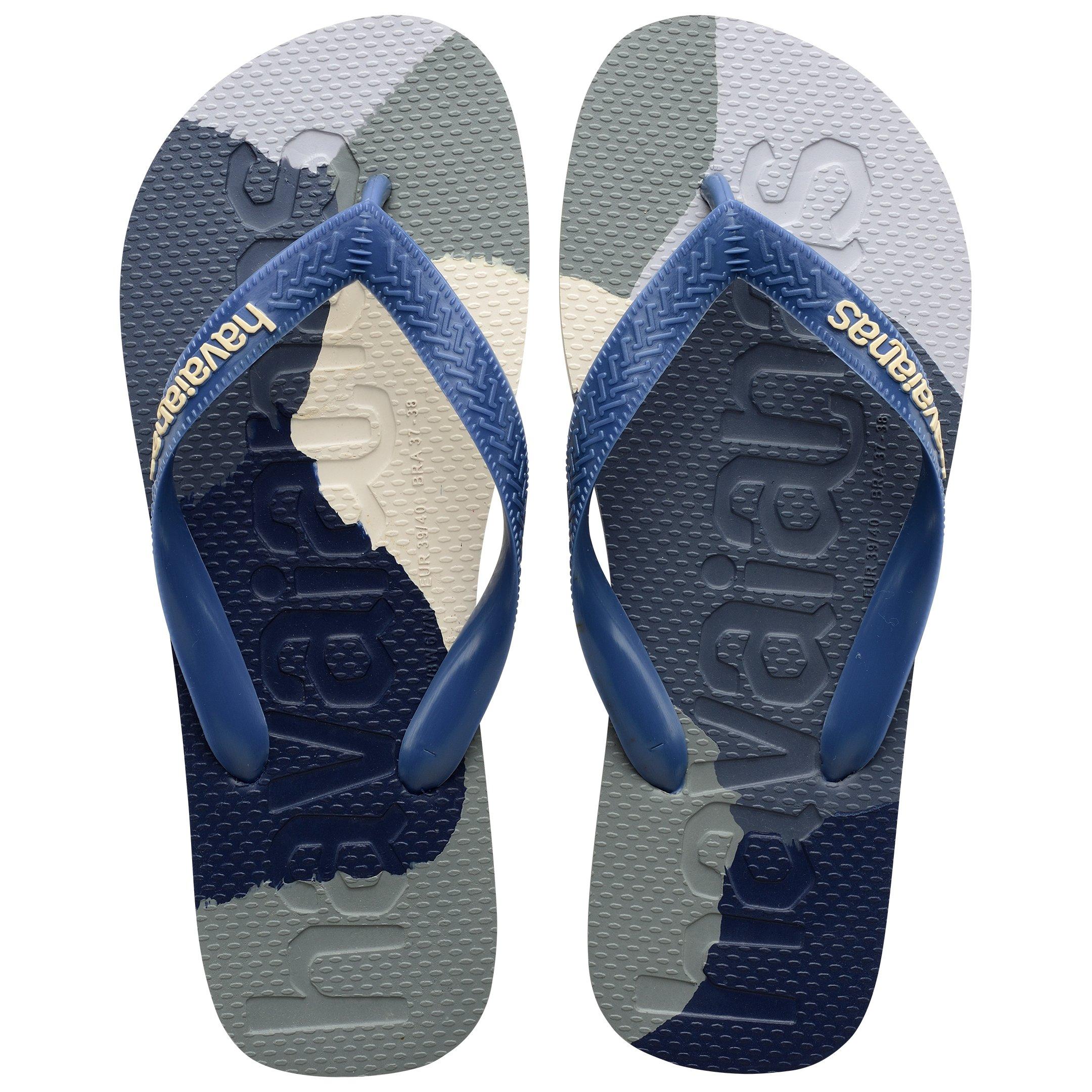 Indigo plava - Havaianas - Hav. Top Logomania Colors Ii Crysta Flip Flops Mens - 3