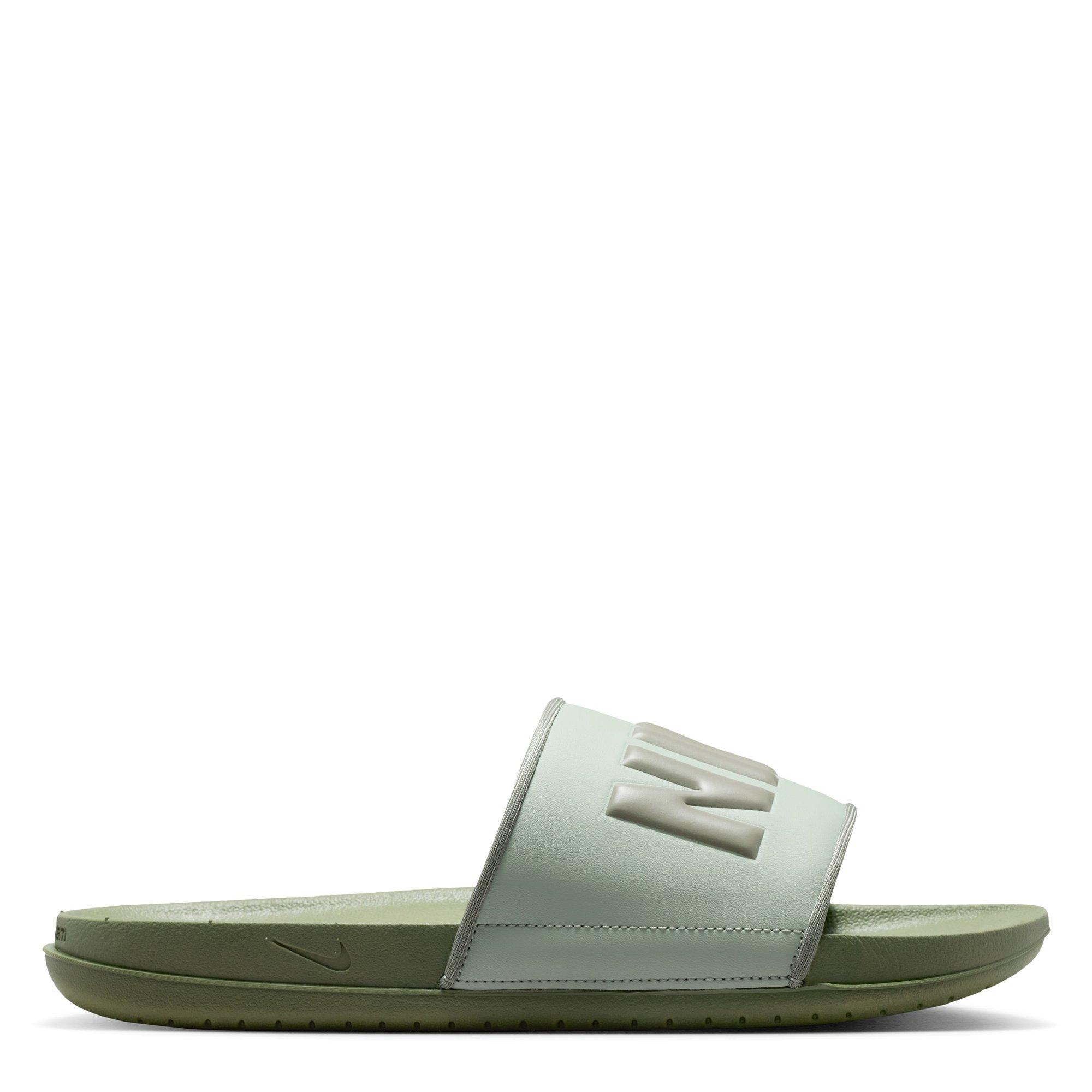 nike offcourt slides grey