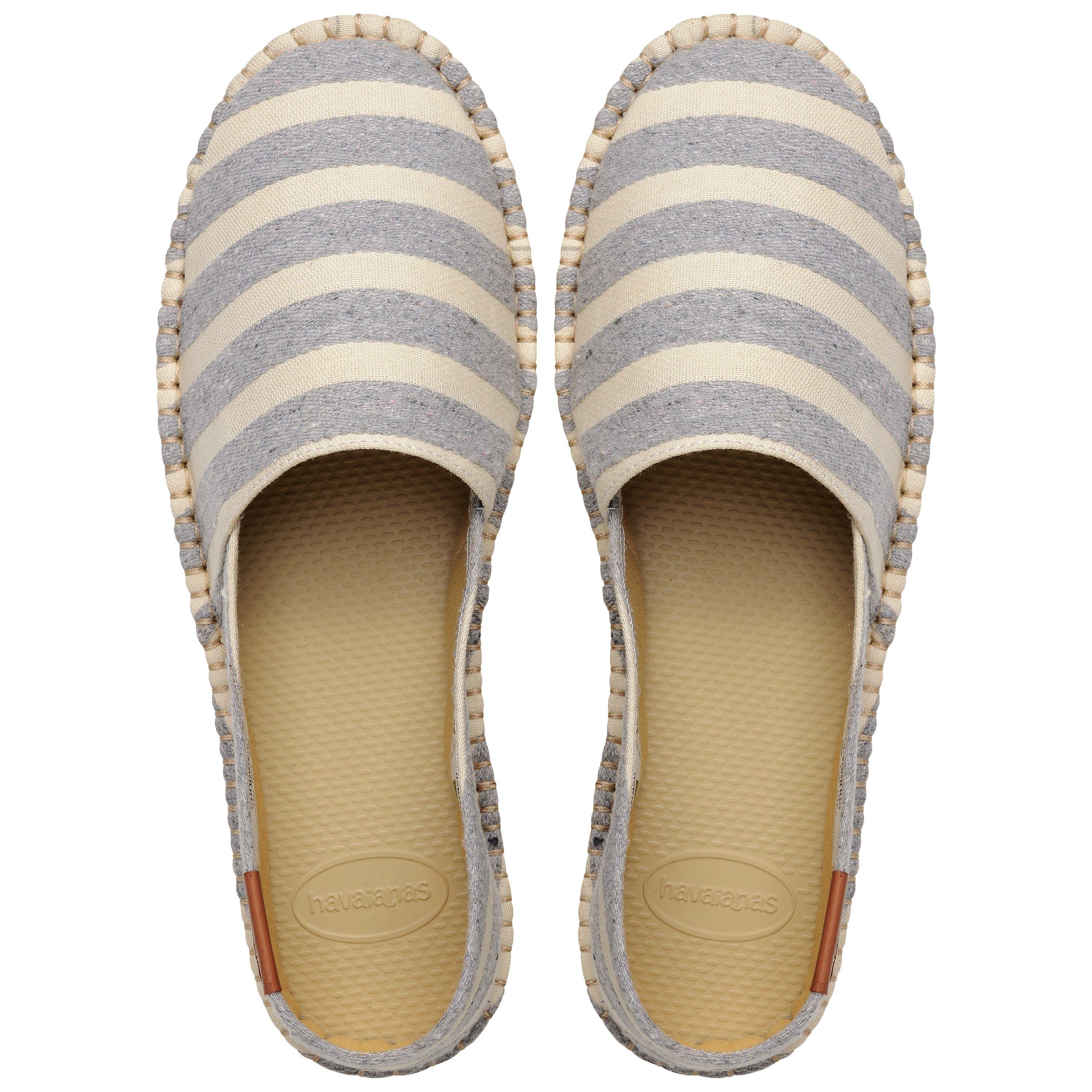 Grey - Havaianas - Hav. Origine Iv Print Navy/Sand 044 Flip Flops Mens - 3