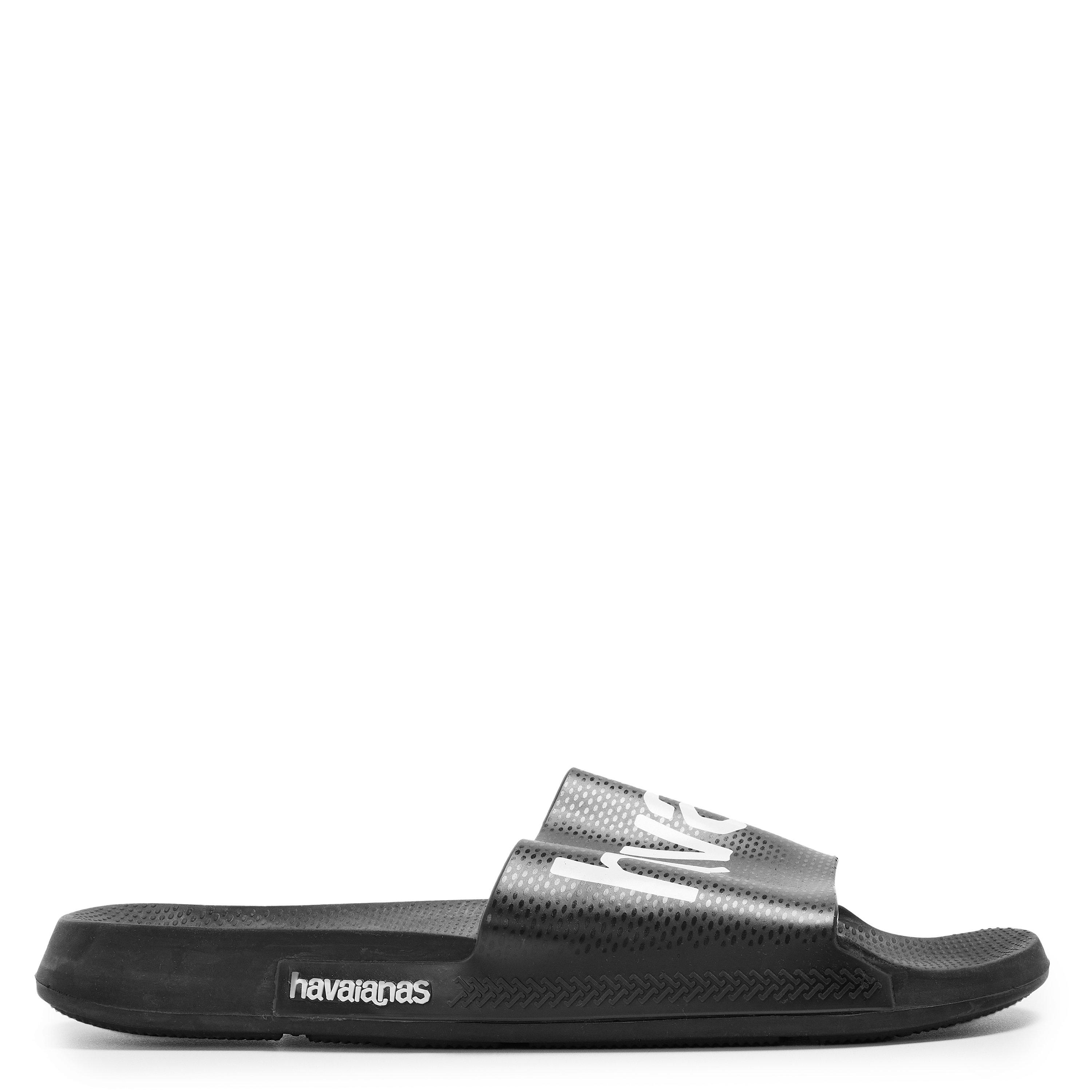 Havaianas Hav. Slide Classic Logomania Black Flip Flops Mens