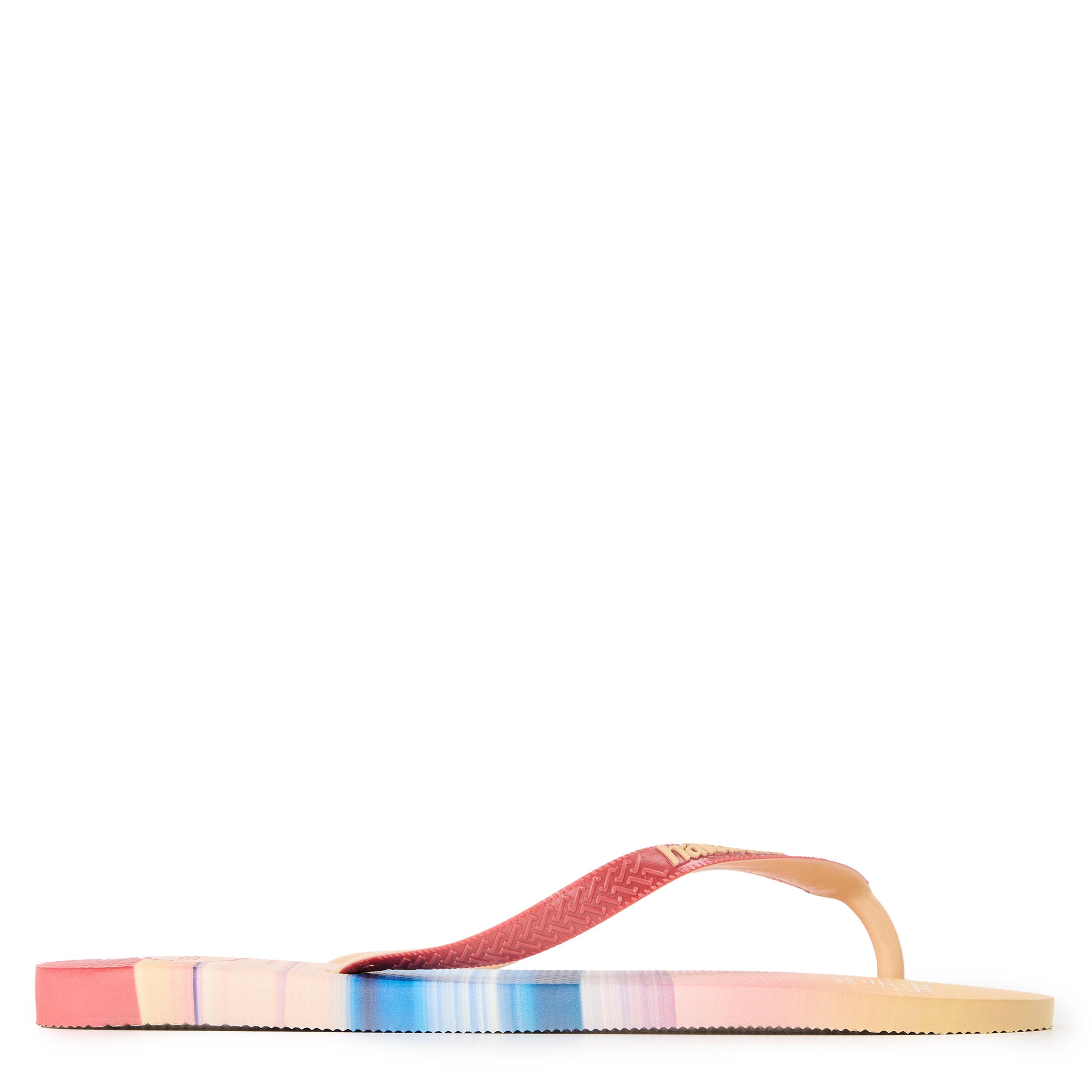 Havaianas Men's Top Print Flip Flops - Beige - 8/9