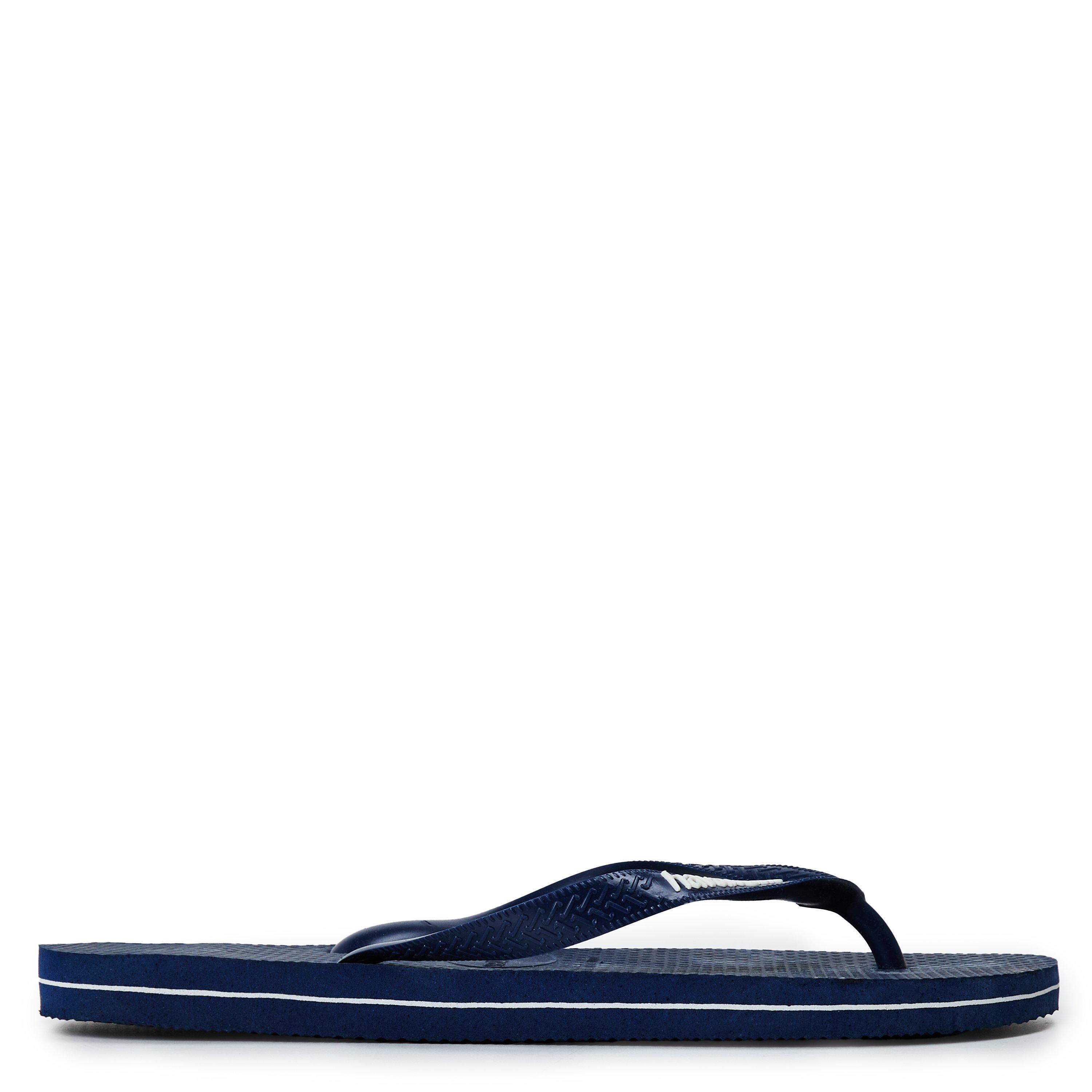 Navy/White - Havaianas - Hav. Logo Filete Navy/Navy/White 43 Flip Flops Mens - 1