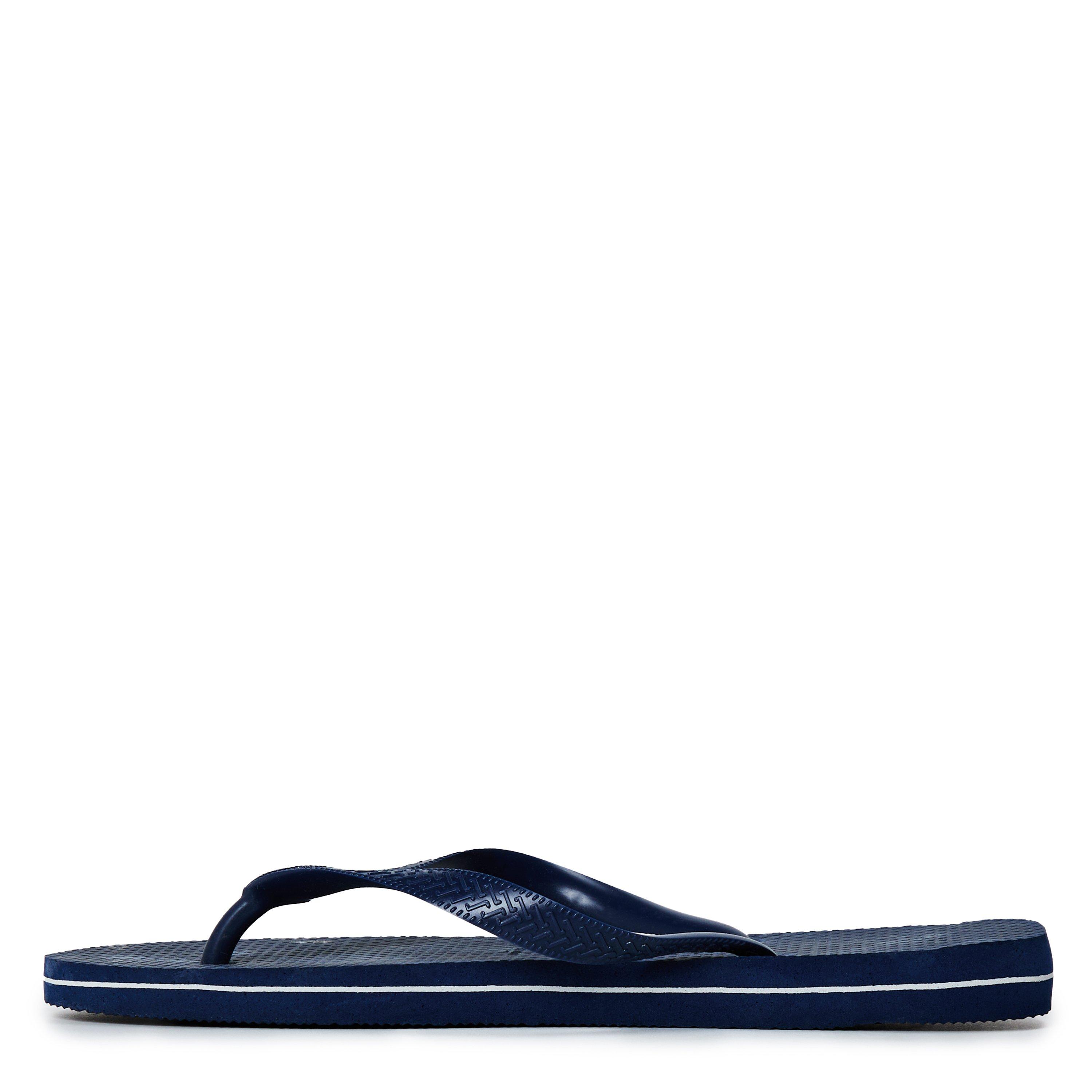 Navy/White - Havaianas - Hav. Logo Filete Navy/Navy/White 43 Flip Flops Mens - 2