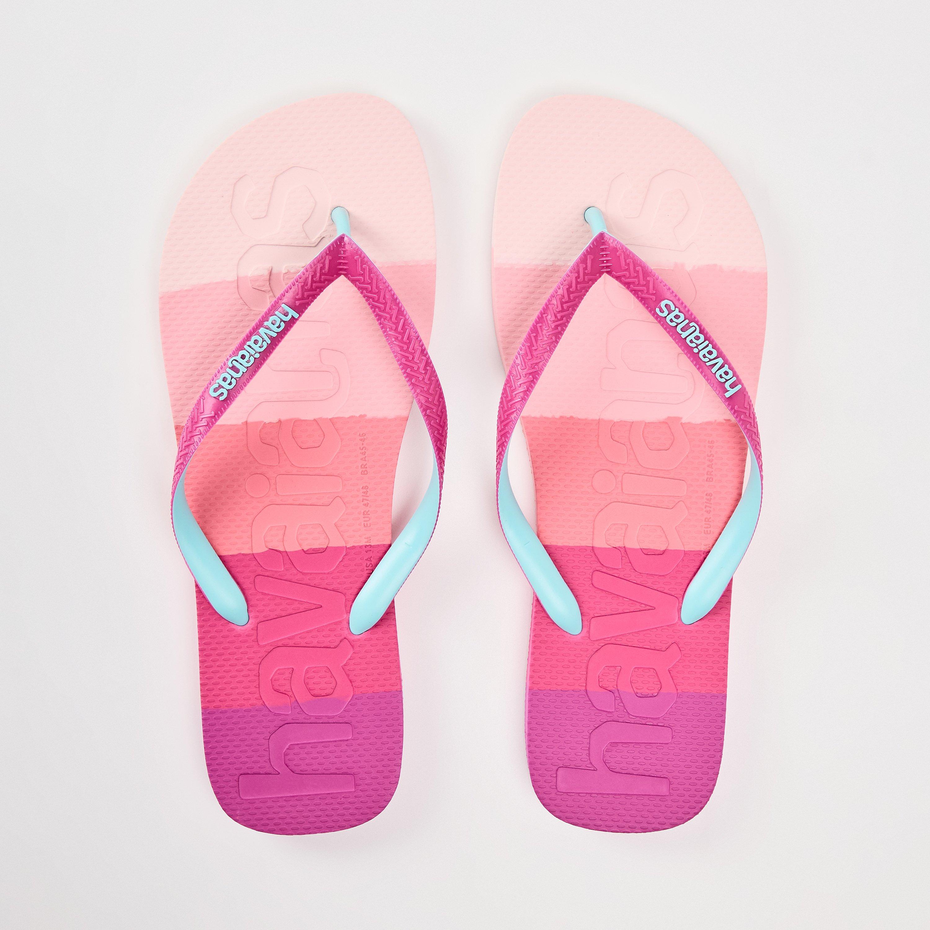 Multi - Havaianas - Hav. Top Logomania Multicolor Gradi Flip Flops Mens - 4