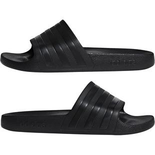 Black - adidas - Adilette Aqua Mens Slide Sandals - 10