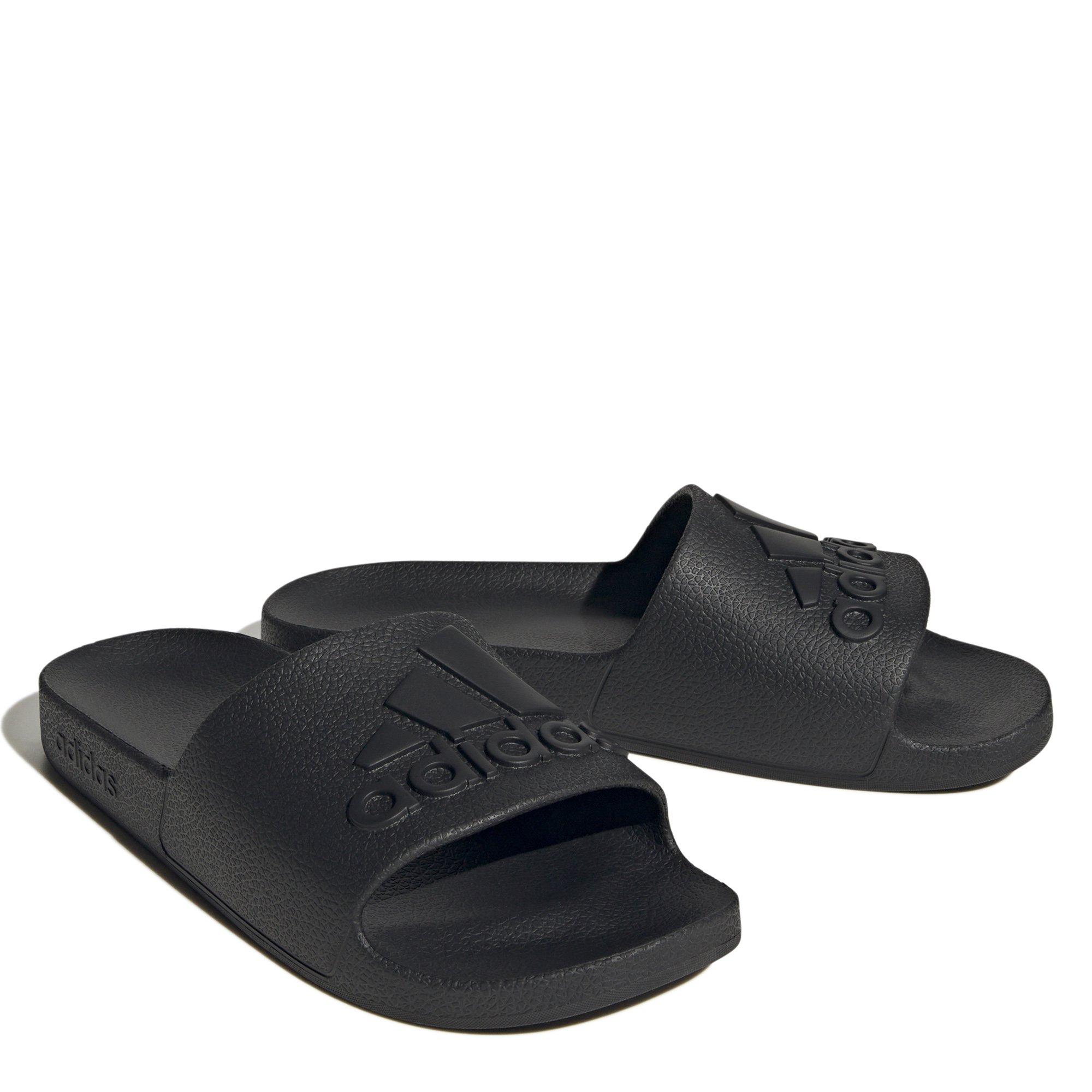 CoreNegro/Negro - adidas - Adilette Aqua Mens Slide Sandals - 3