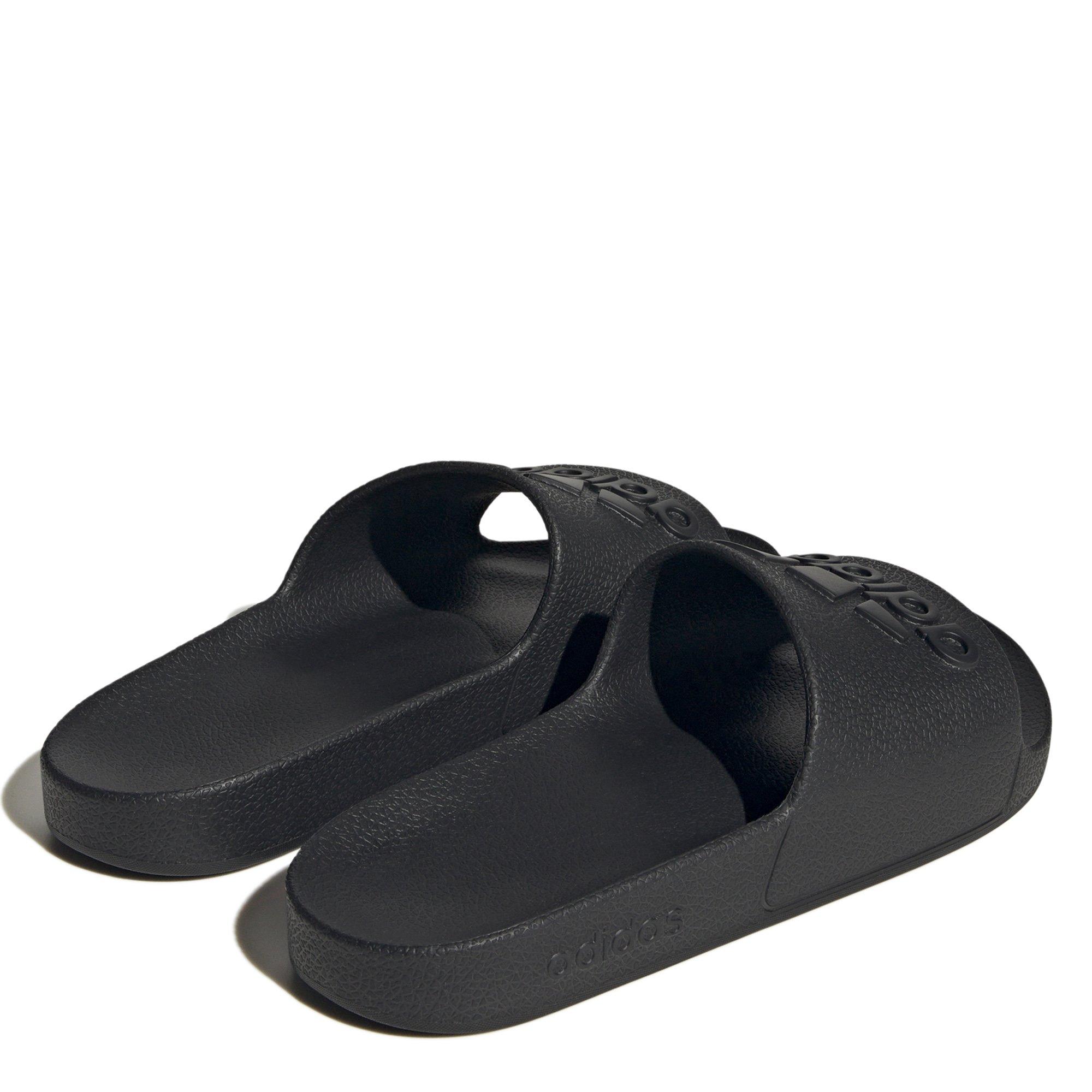 CoreNegro/Negro - adidas - Adilette Aqua Mens Slide Sandals - 4