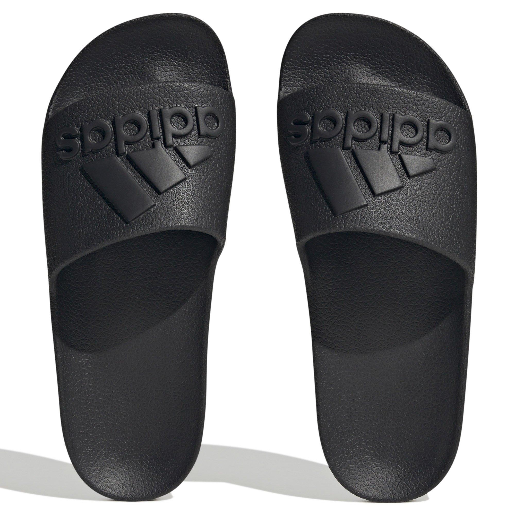 CoreNegro/Negro - adidas - Adilette Aqua Mens Slide Sandals - 5