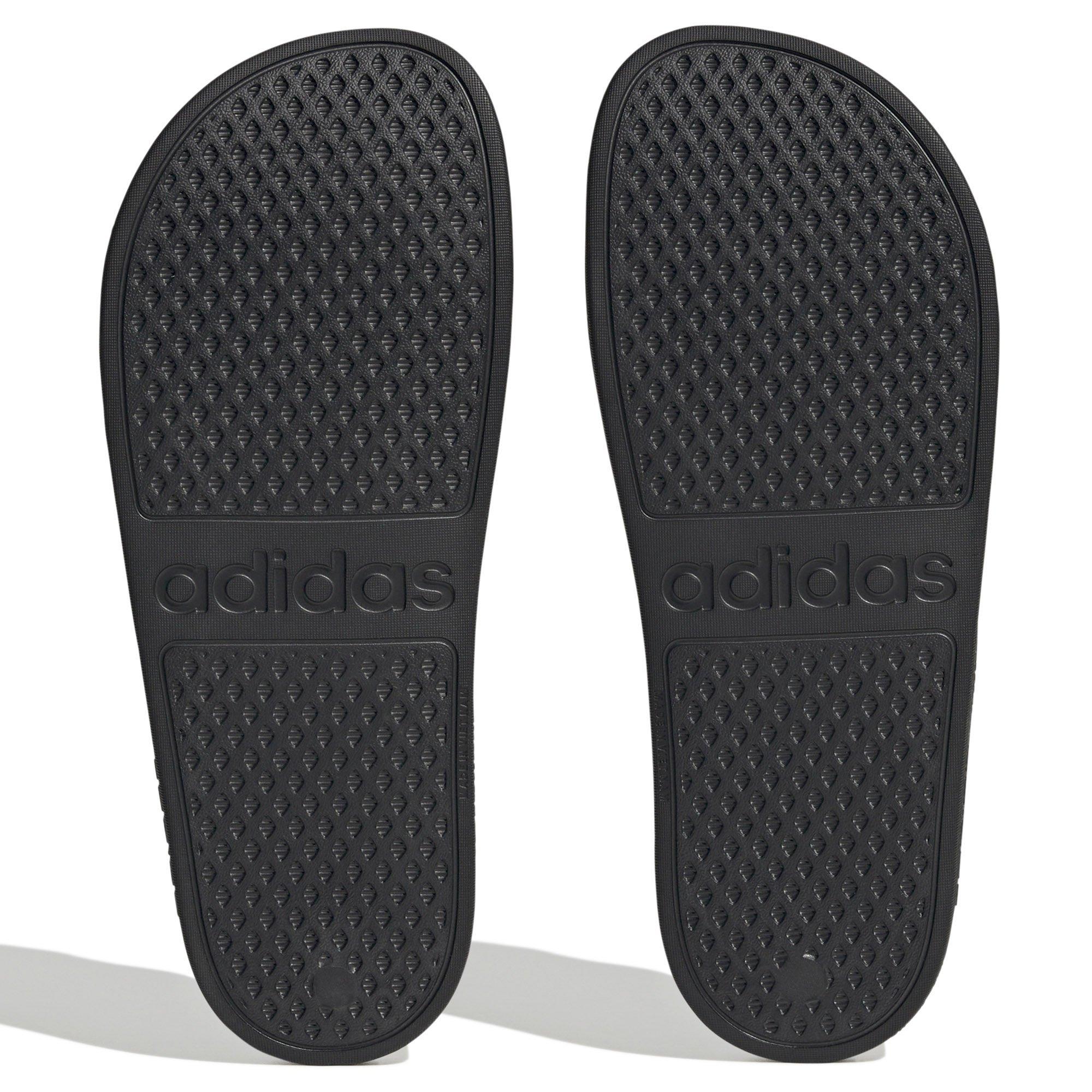 CoreNegro/Negro - adidas - Adilette Aqua Mens Slide Sandals - 6