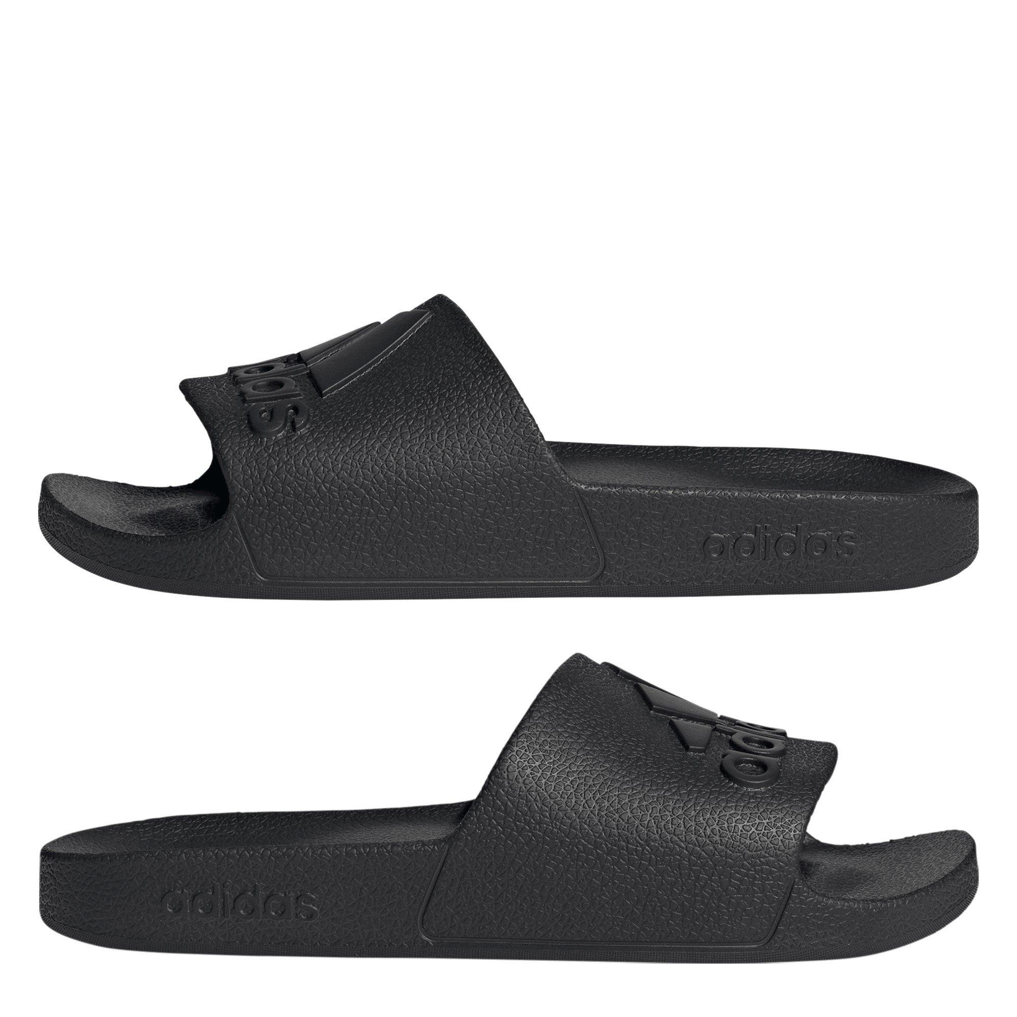 CoreNegro/Negro - adidas - Adilette Aqua Mens Slide Sandals - 9