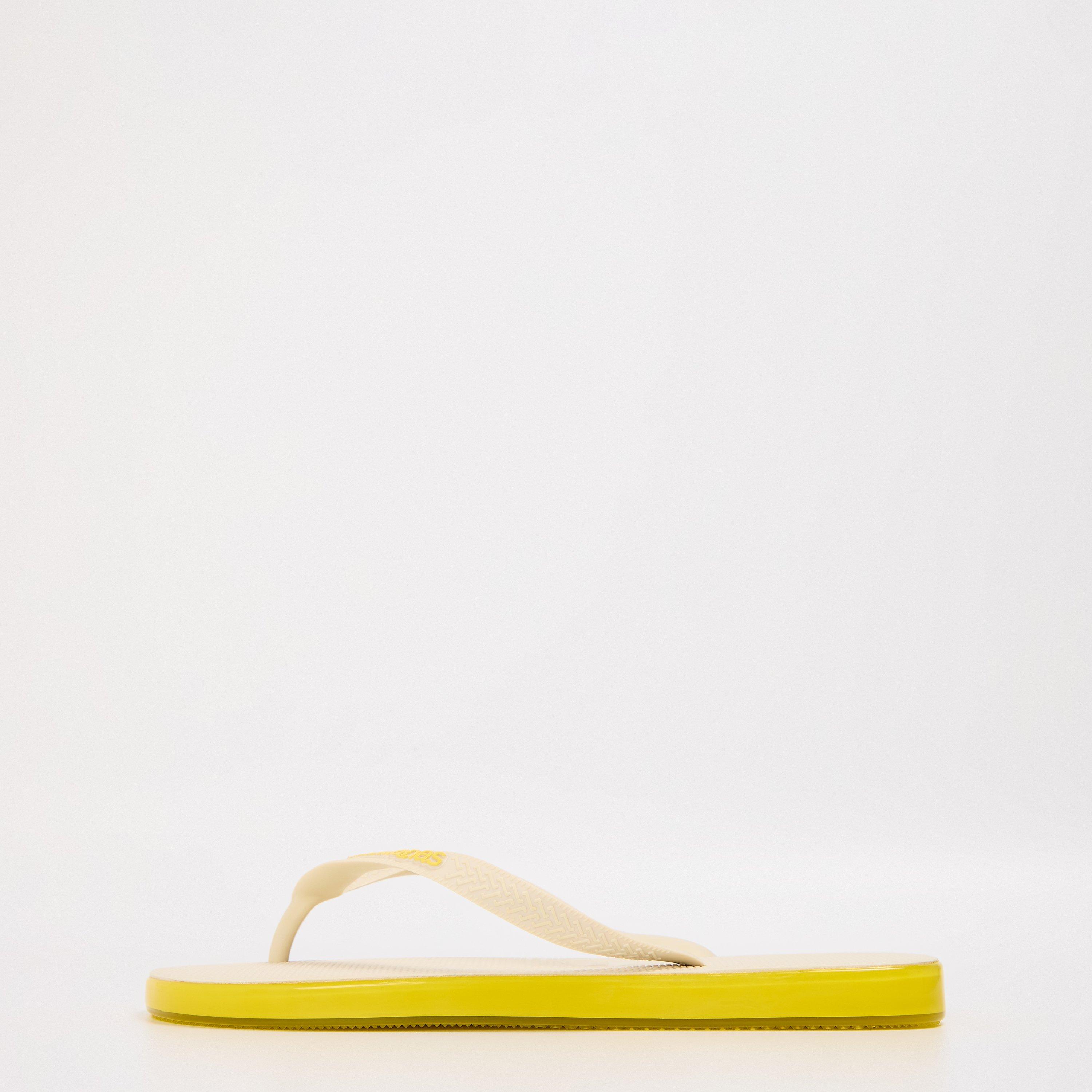 Havaianas Men's Flip Flops - Beige/ Yellow - 8/9