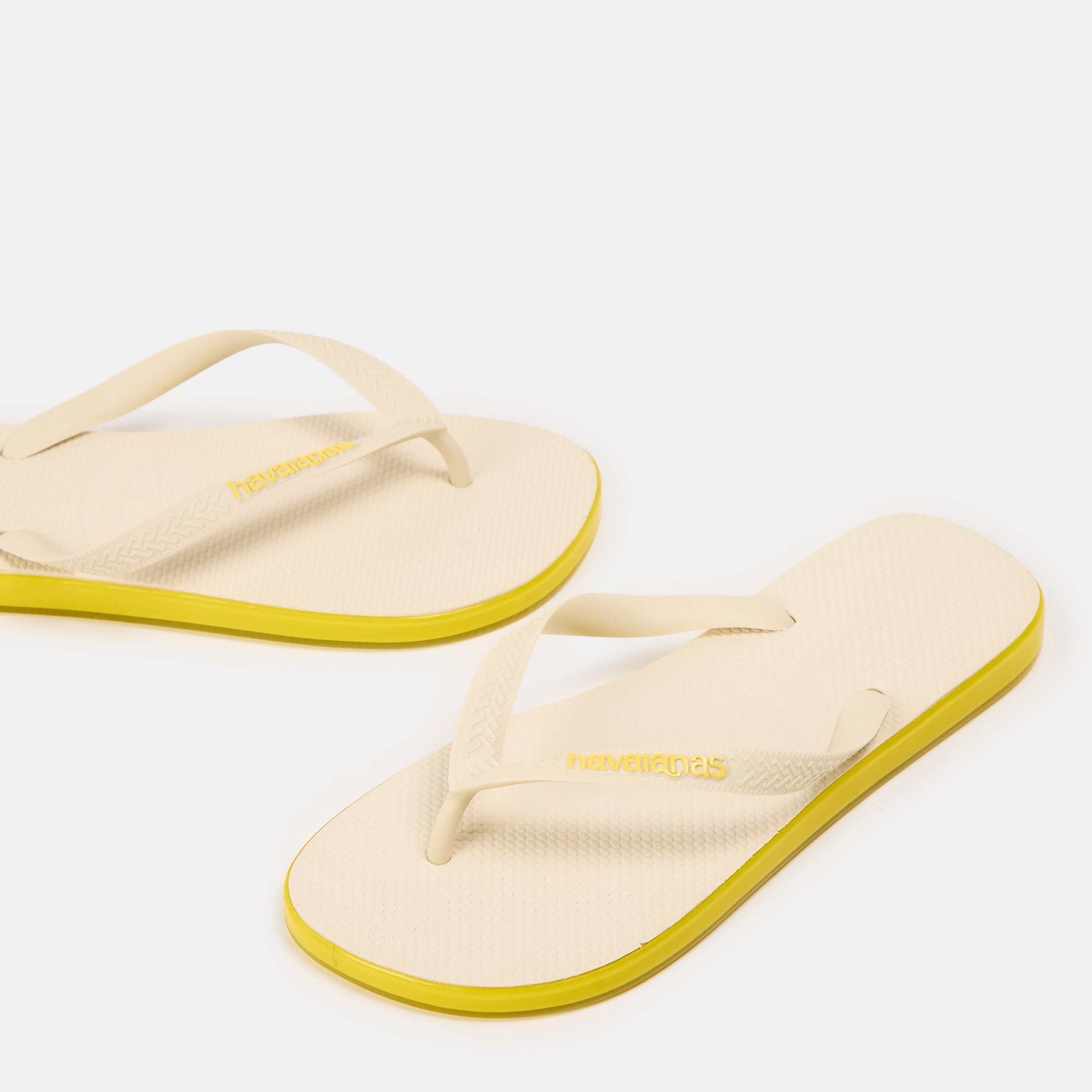 Beige/ Yellow - Havaianas - Men's Flip Flops - 3