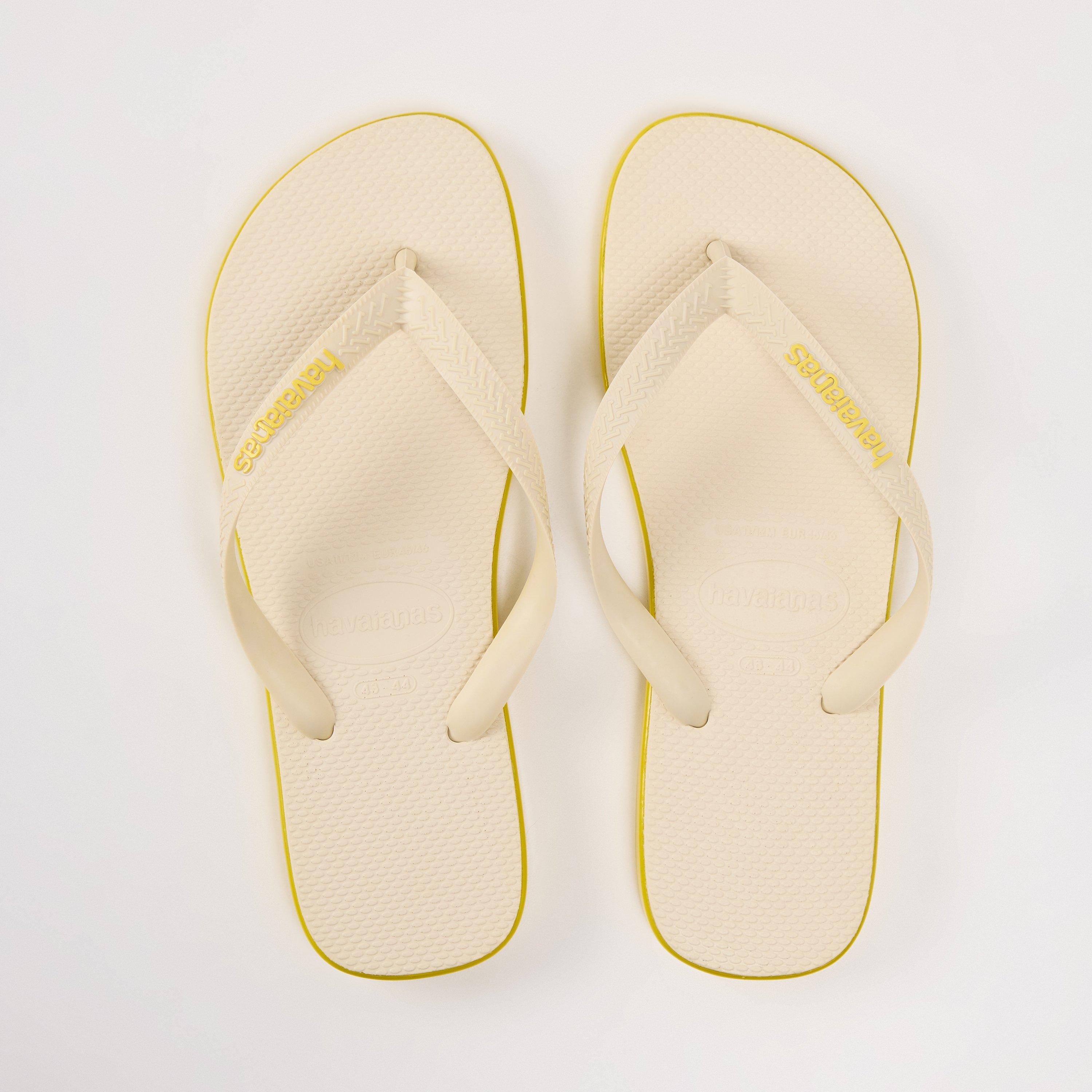 Beige/ Yellow - Havaianas - Men's Flip Flops - 4