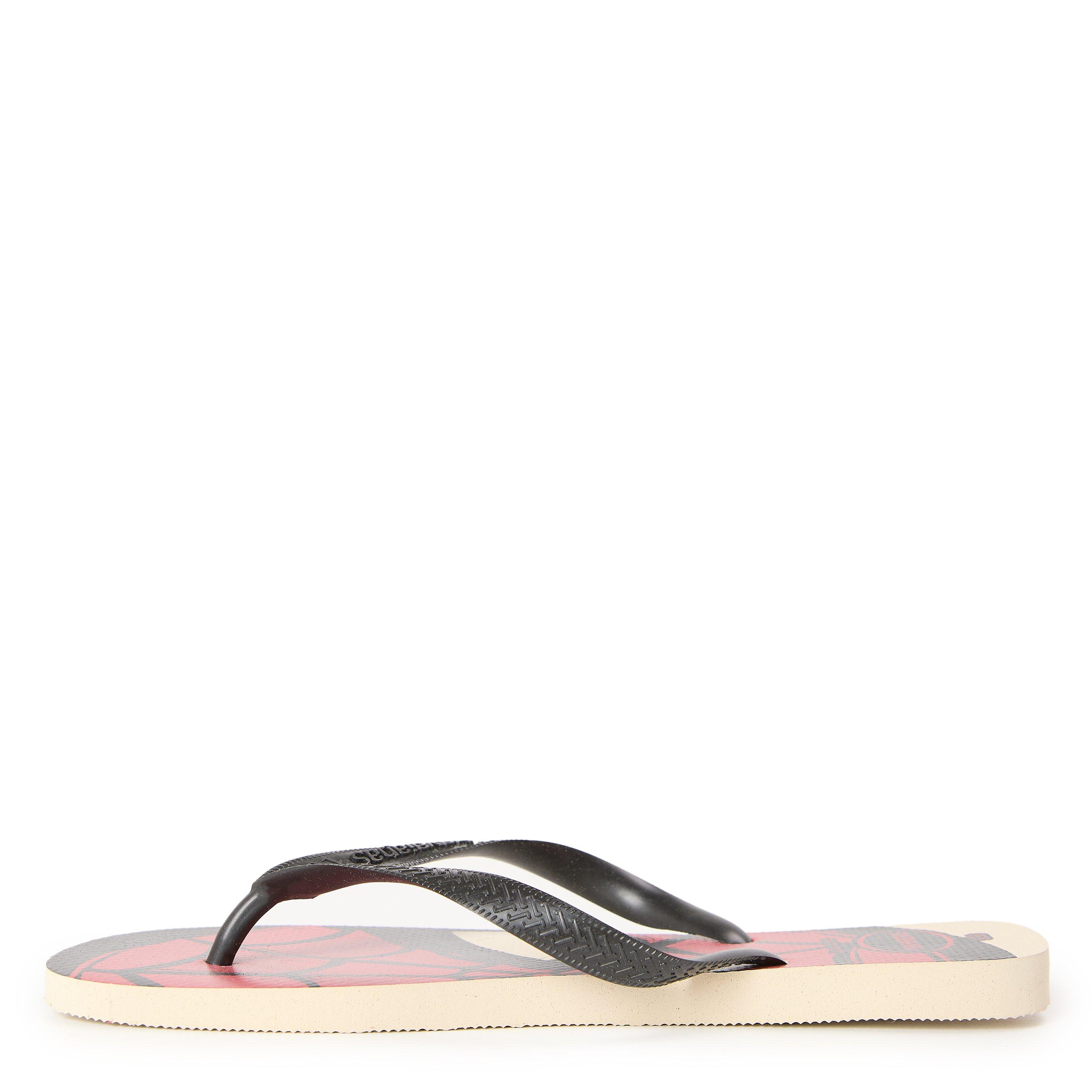 Beige - Havaianas - Hav. Top Marvel Logomania Beige 45/ Flip Flops Mens - 2