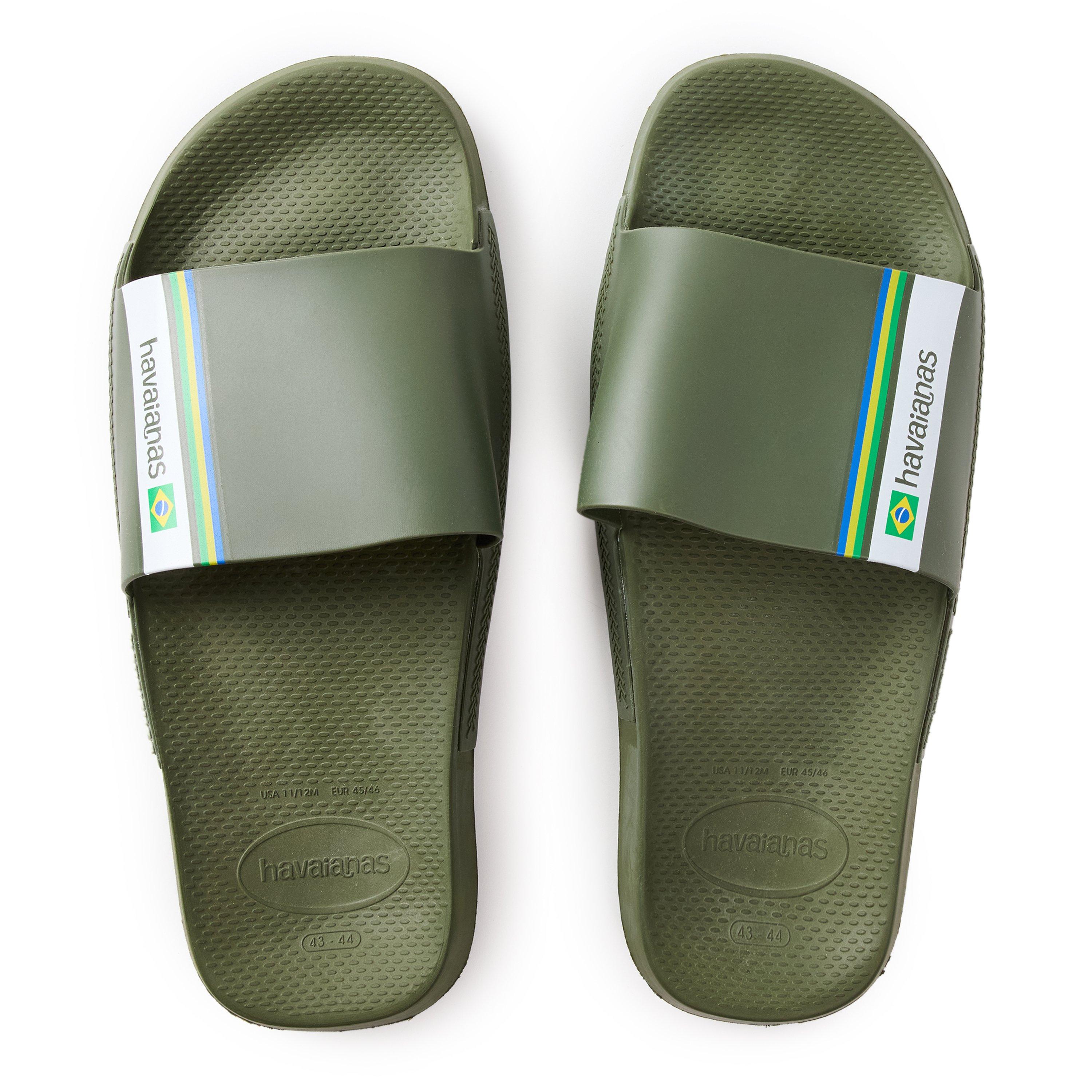 Vert - Havaianas - Hav. Slide Brasil Green 43/44 Flip Flops Mens - 4