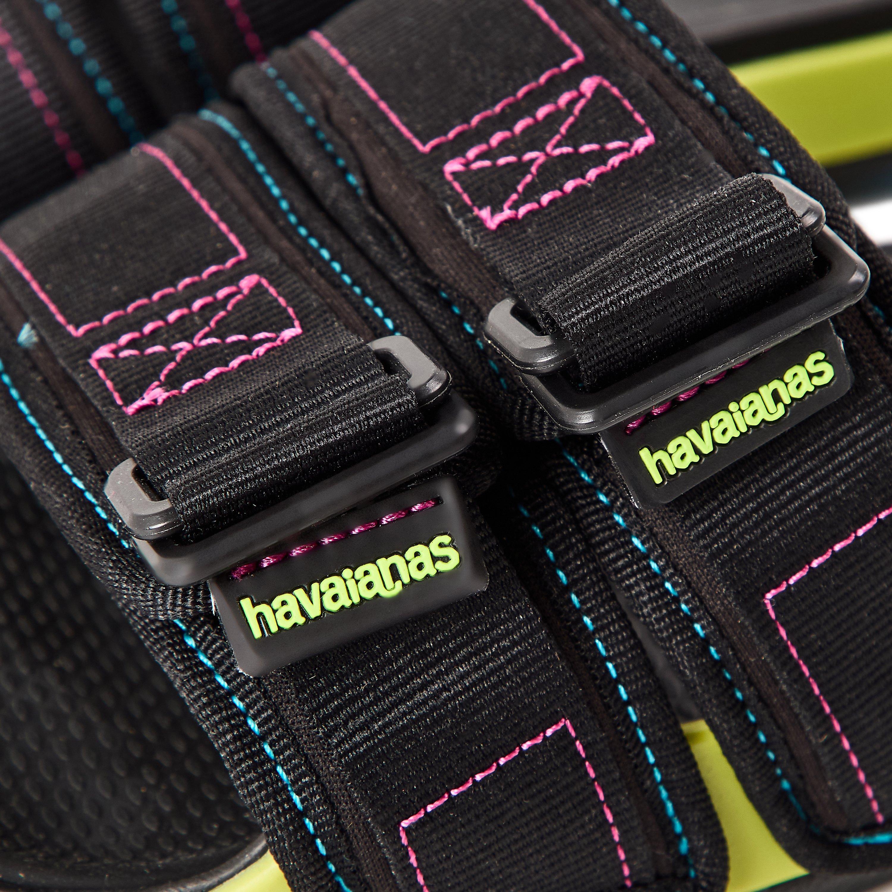 Noir - Havaianas - Hav. Slide Reloaded Black 43/44 Flip Flops Mens - 3