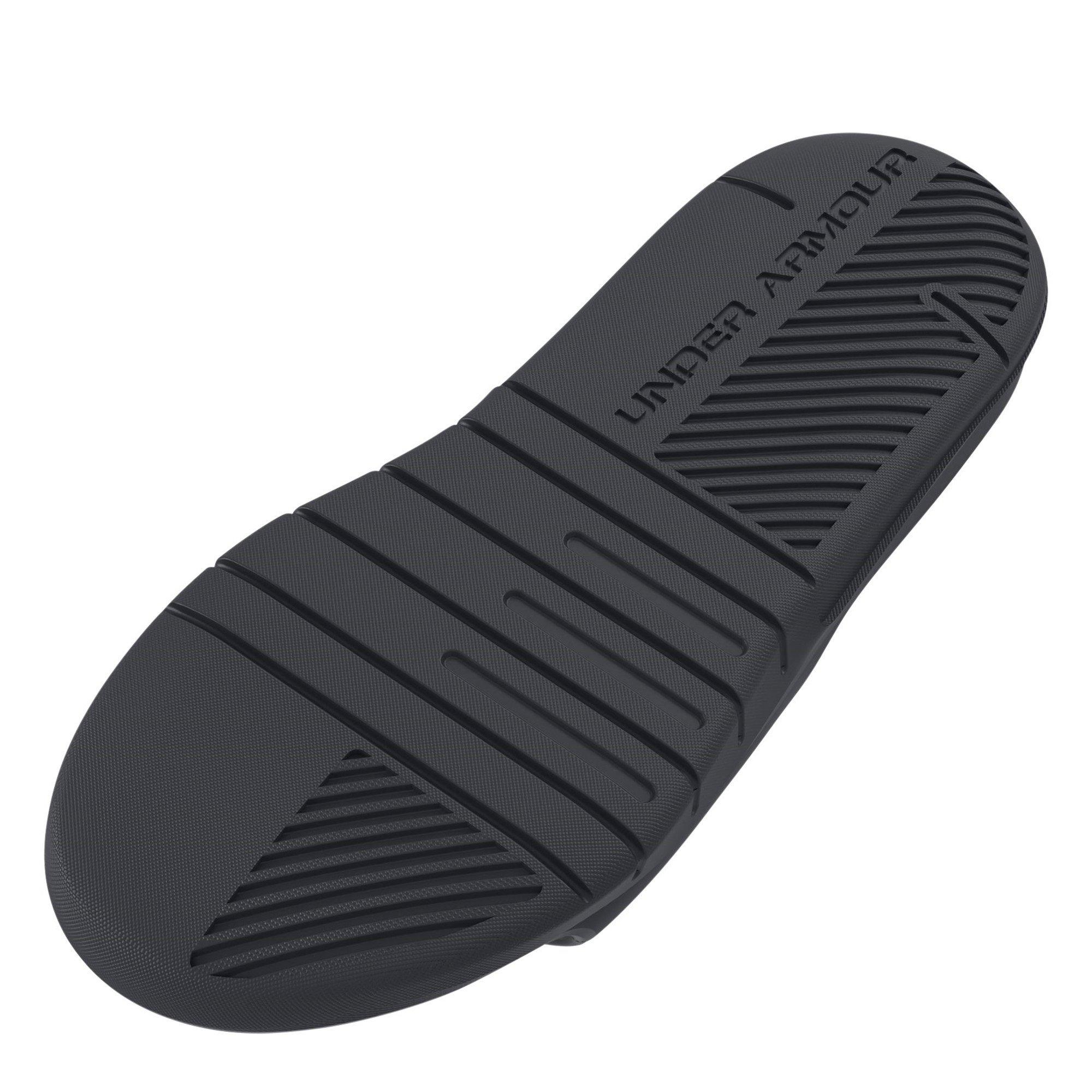 Black/White - Under Armour - Core PTH Mens Slide Sandals - 3