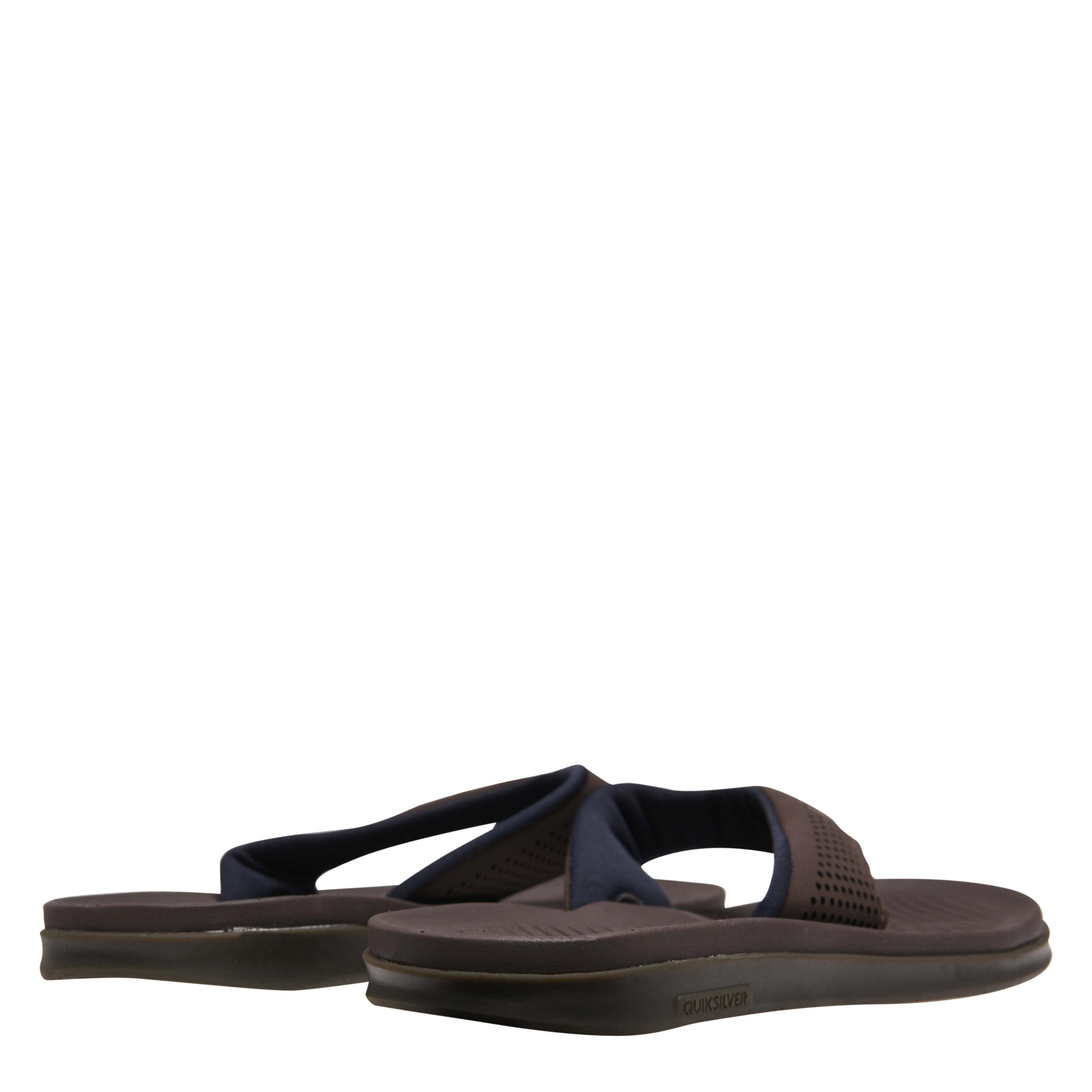 Brown - Quiksilver - Haleiwa Flip Flops Mens - 4