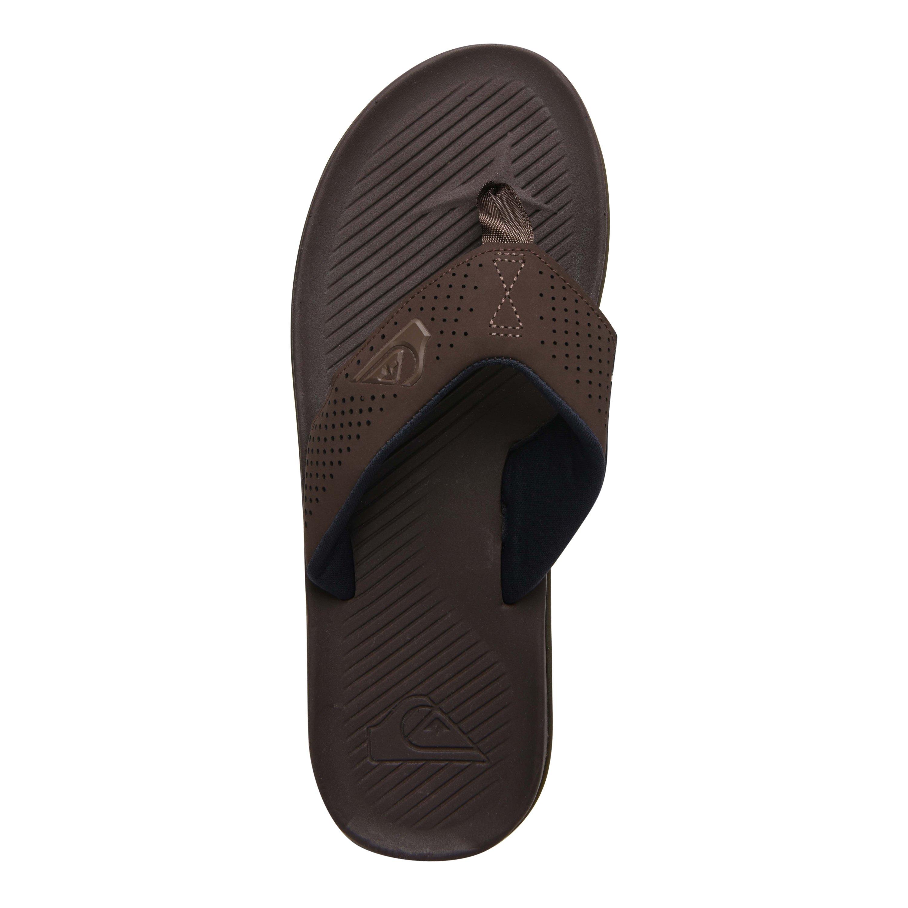 Brown - Quiksilver - Haleiwa Flip Flops Mens - 6