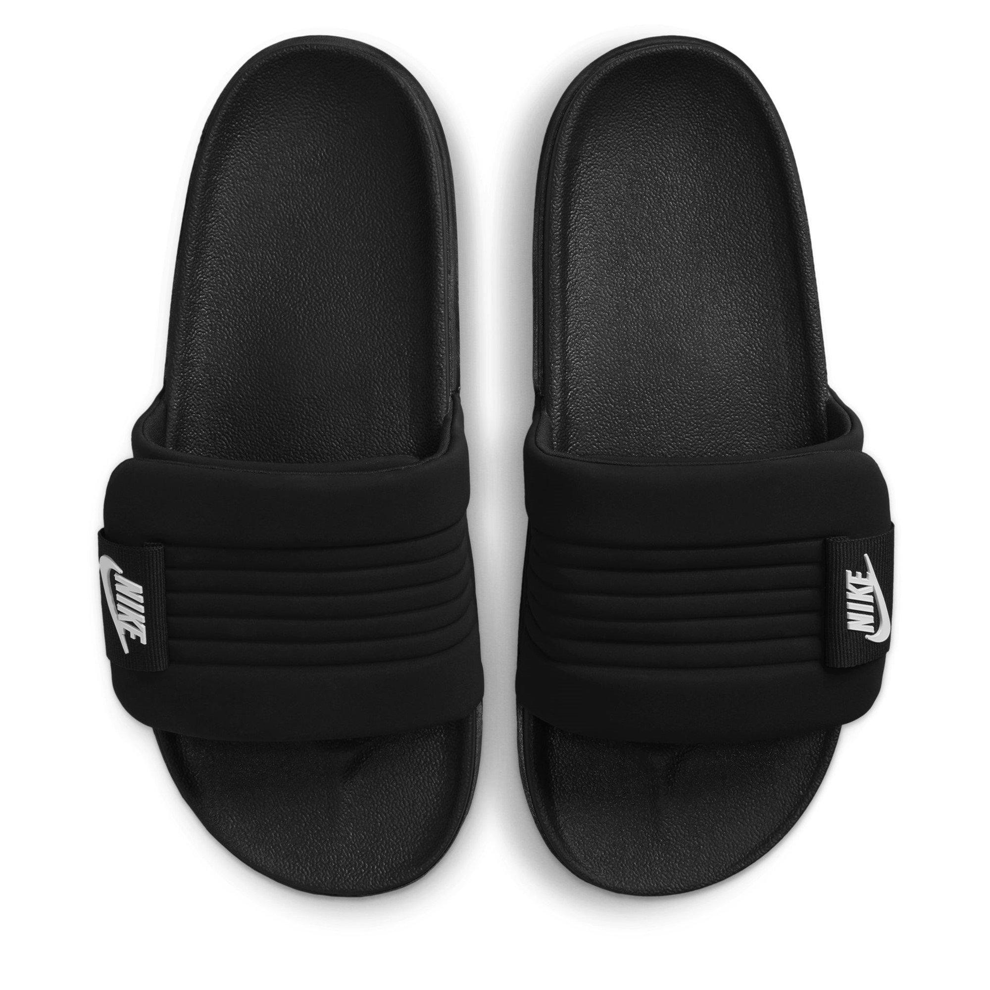 Blk/Wht-Blk - Nike - Nike OffCourt Adjust Mens Slide Sandals - 5