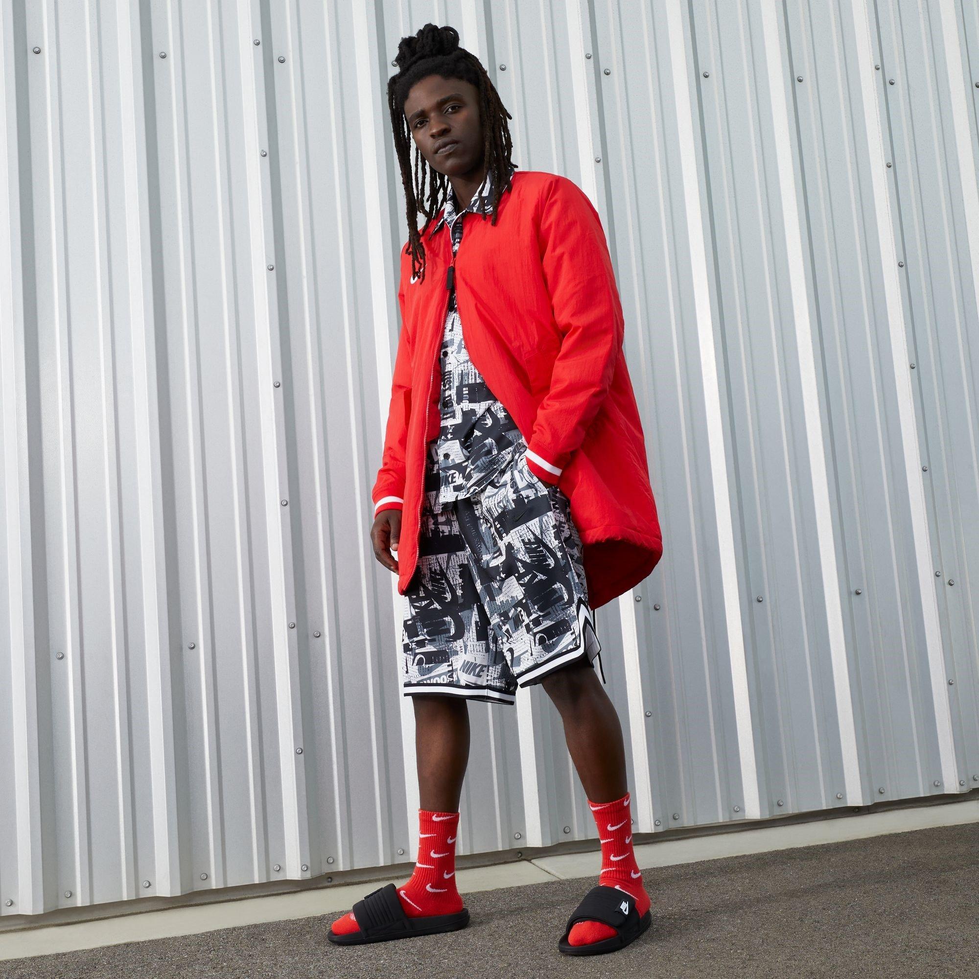 Blk/Wht-Blk - Nike - Nike OffCourt Adjust Mens Slide Sandals - 7