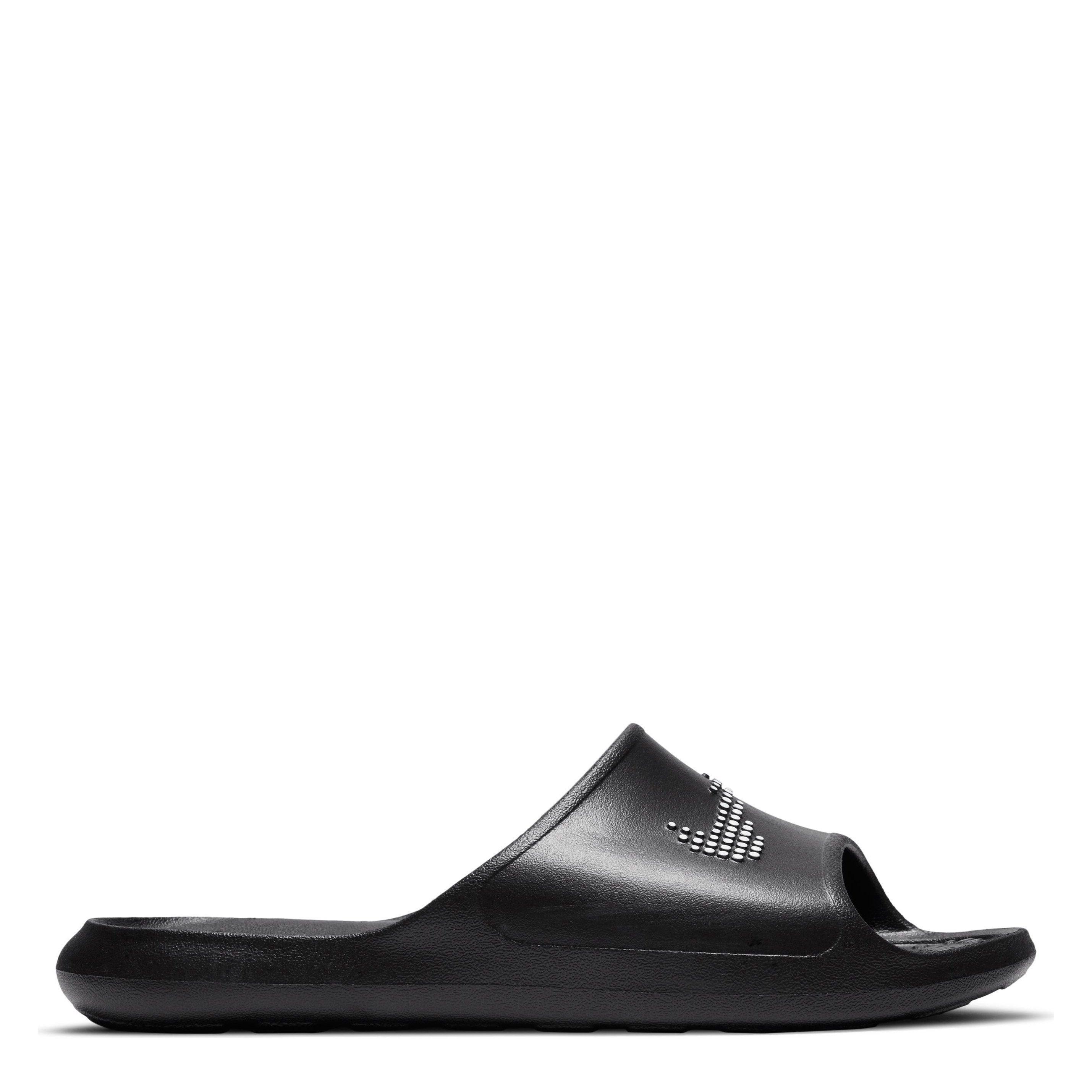 Nike Men's Victori Shower Sliders - Black/White - 14 (49.5)