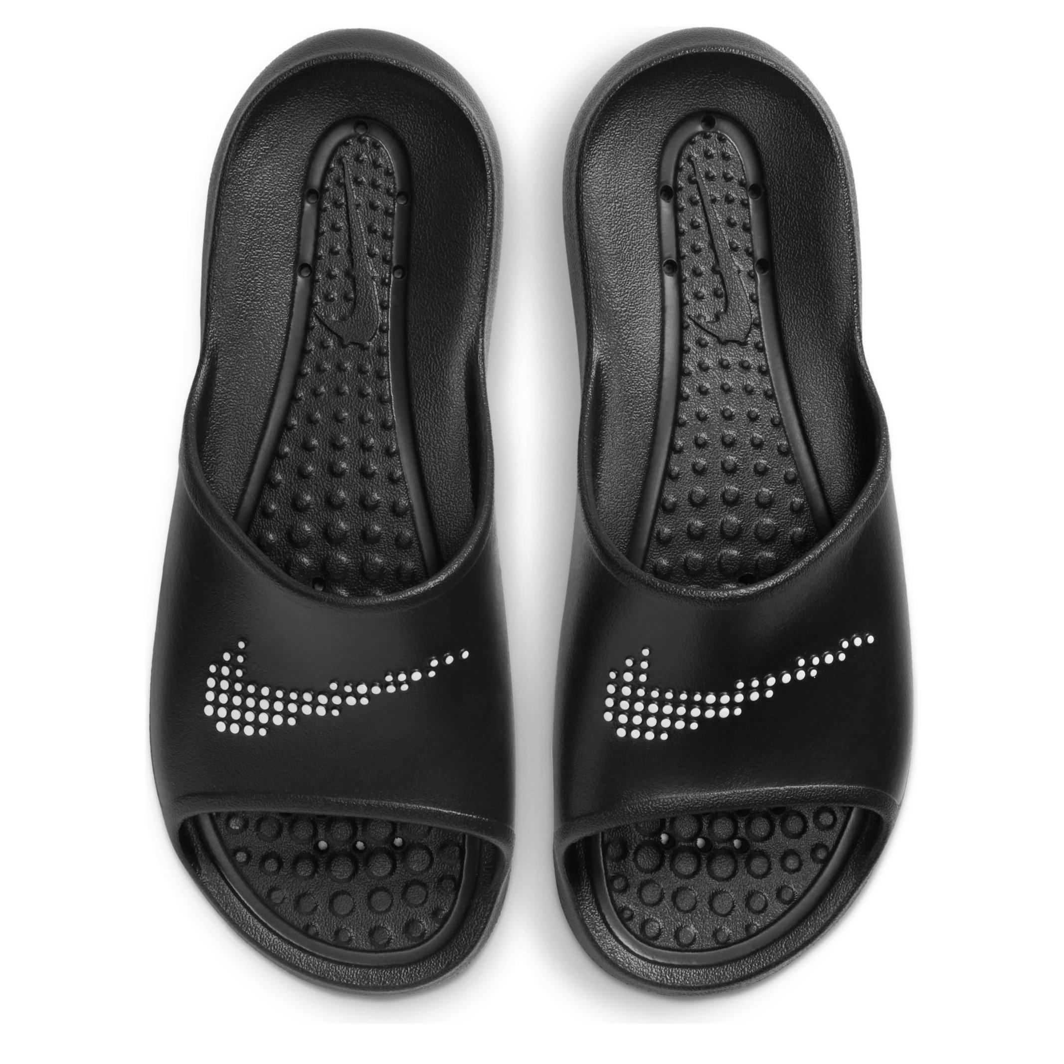 Black/White - Nike - Victori Shower Sliders Mens - 3