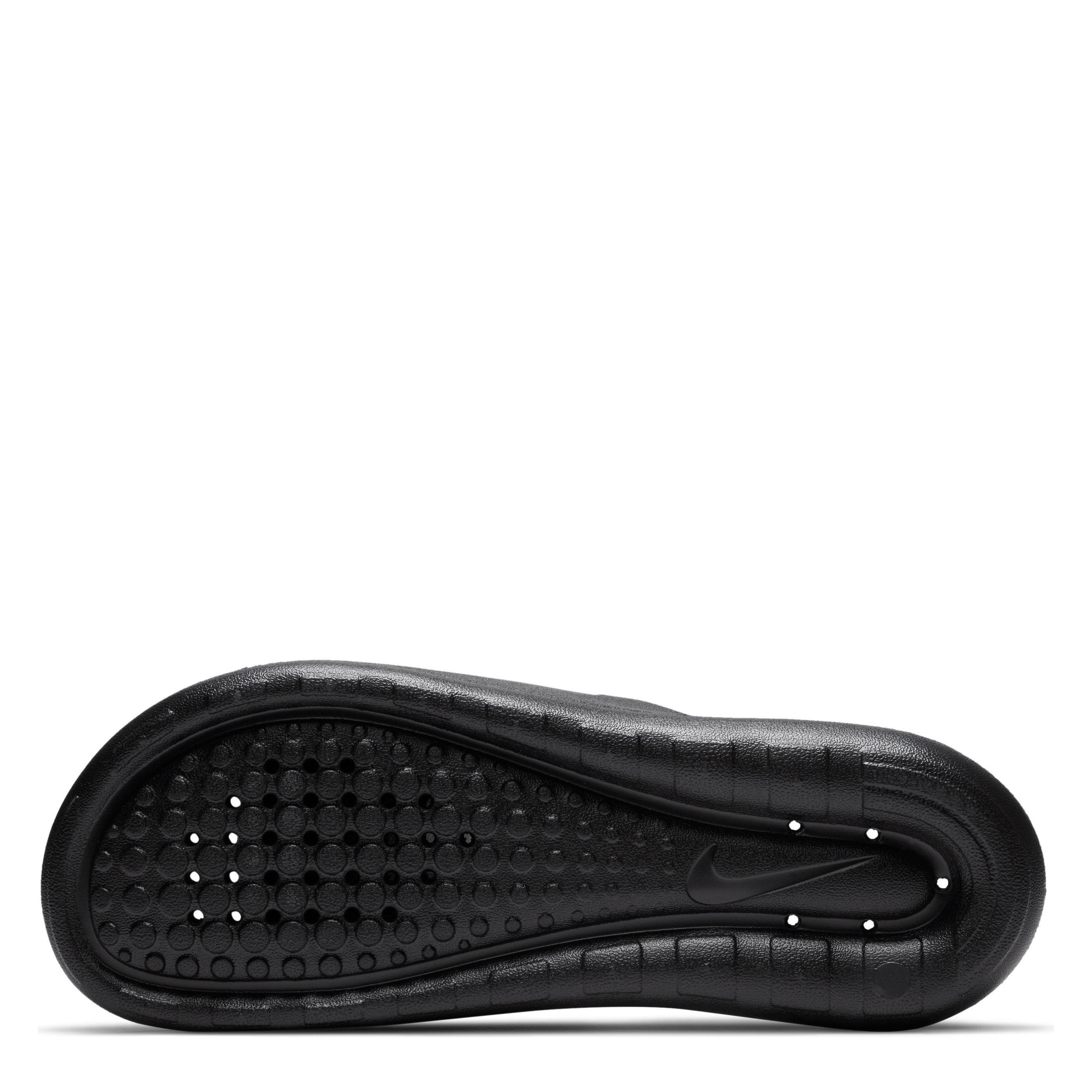 Black/White - Nike - Victori Shower Sliders Mens - 4