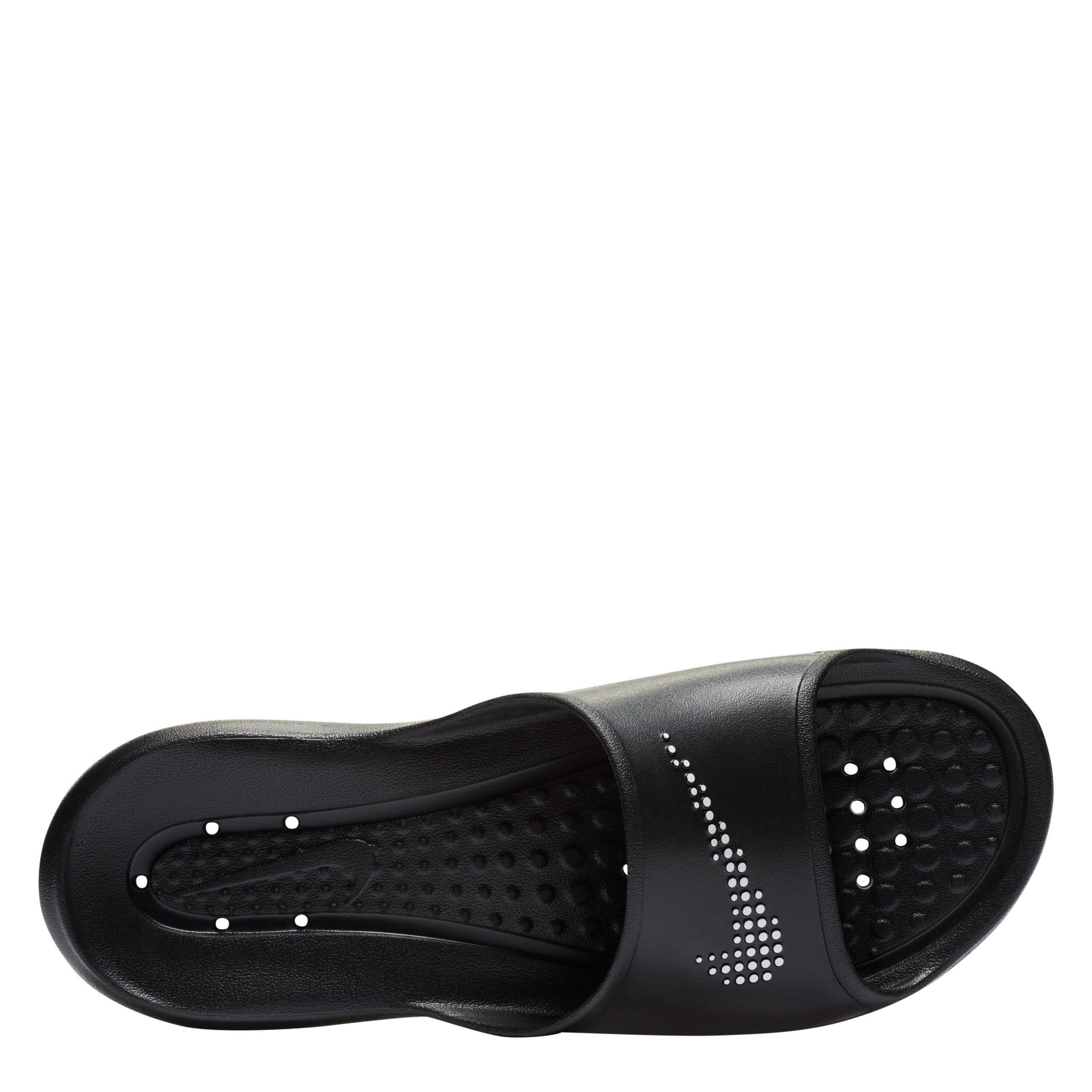 Black/White - Nike - Victori Shower Sliders Mens - 6